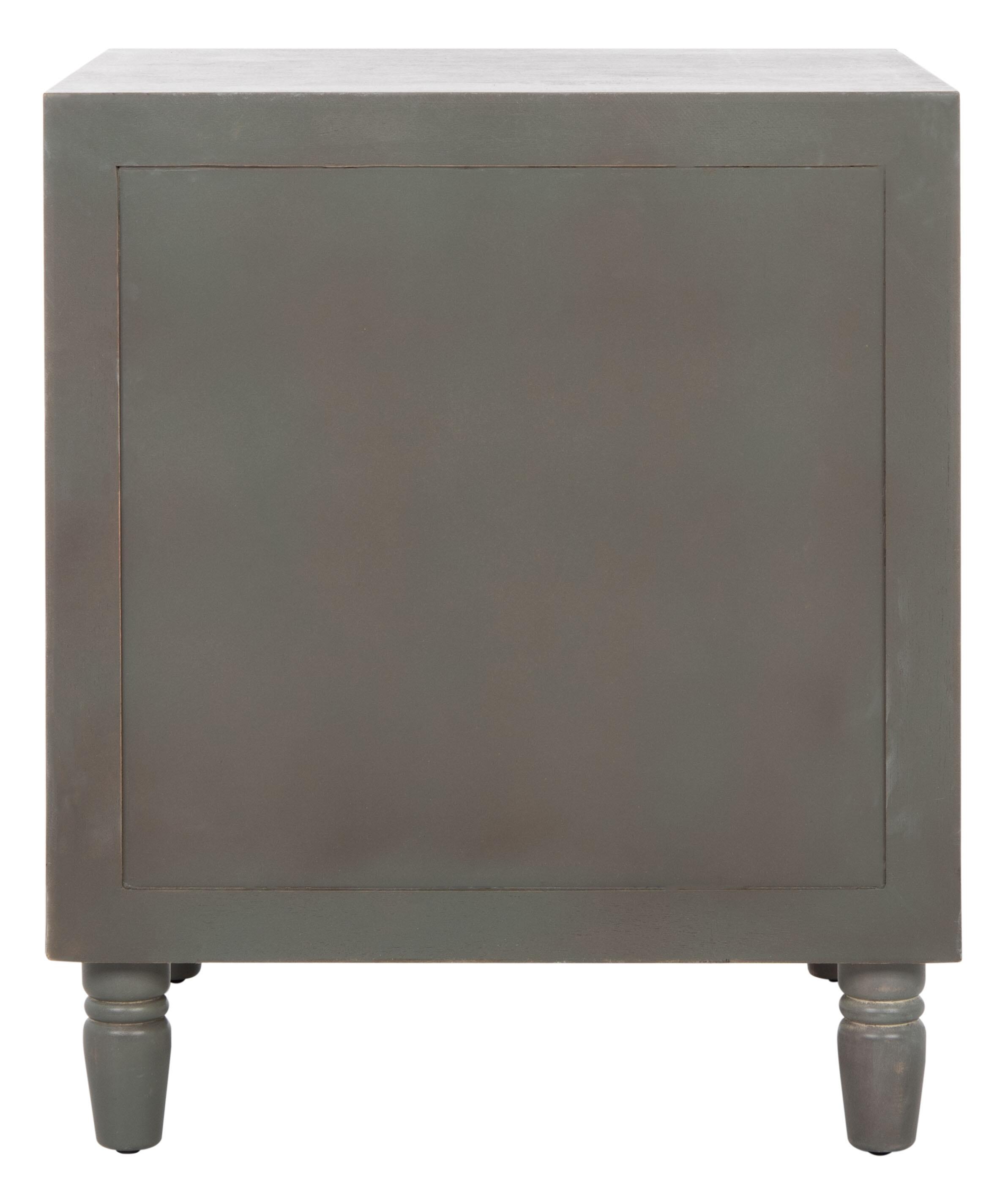 Safavieh Blaise Night Stand with Storage, French Gray, large