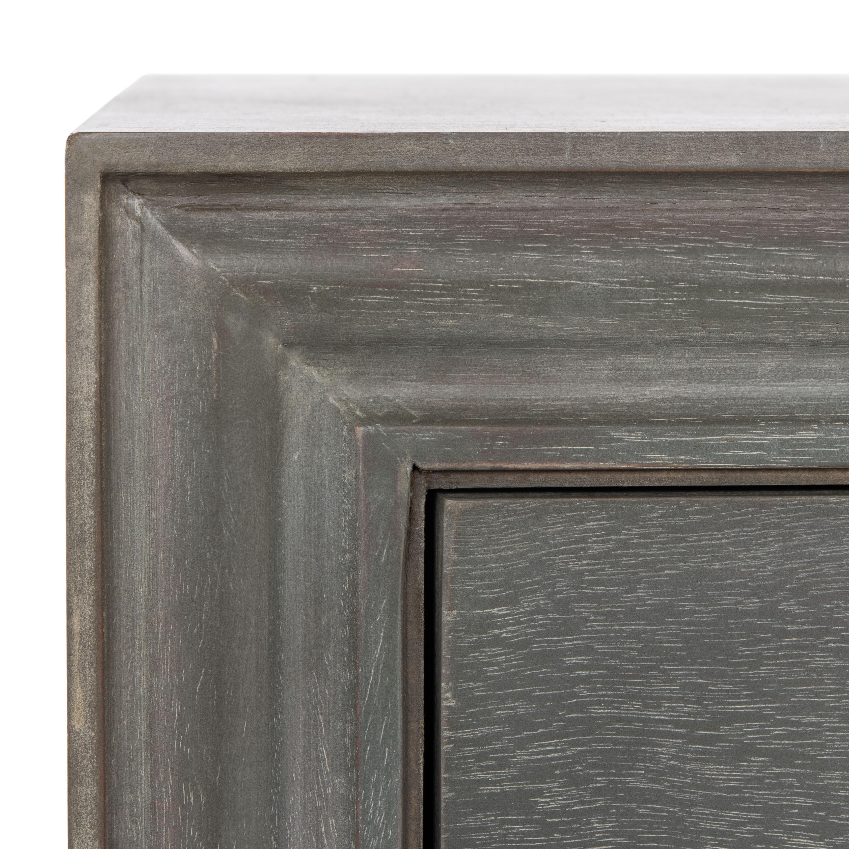Safavieh Blaise Night Stand with Storage, French Gray, large