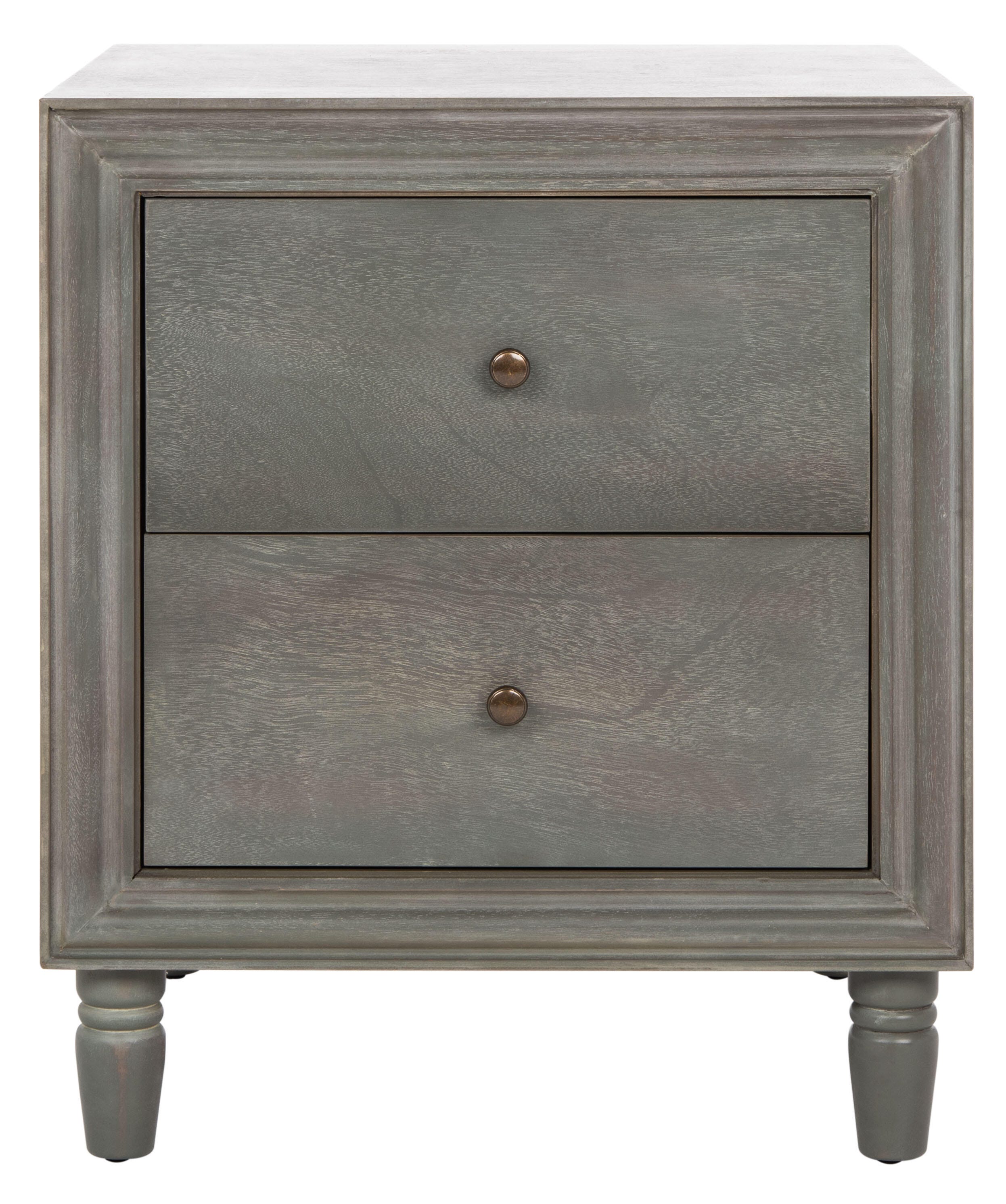 Safavieh Blaise Night Stand with Storage, French Gray, large