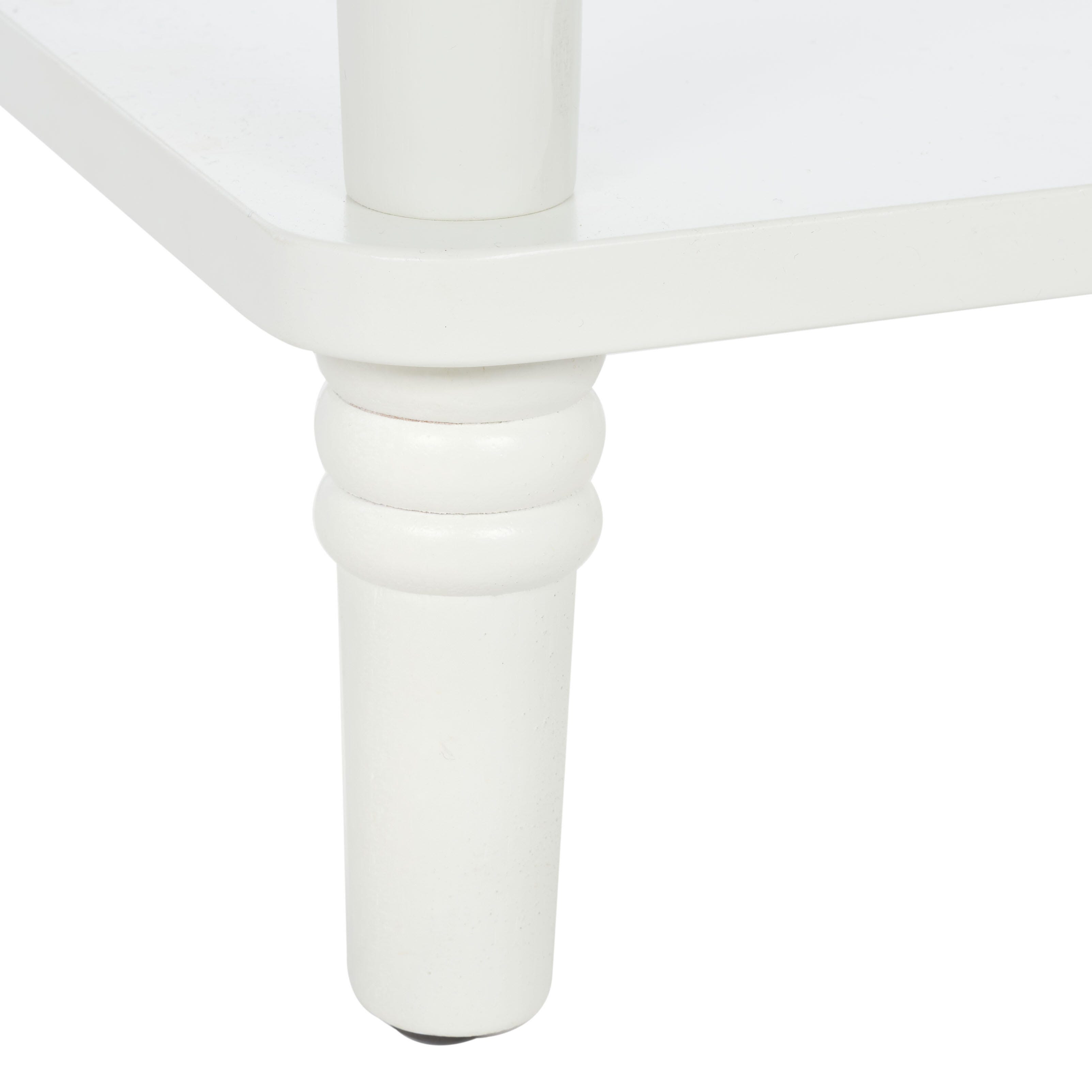Safavieh Siobhan Night Stand with Storage, Shady White, large