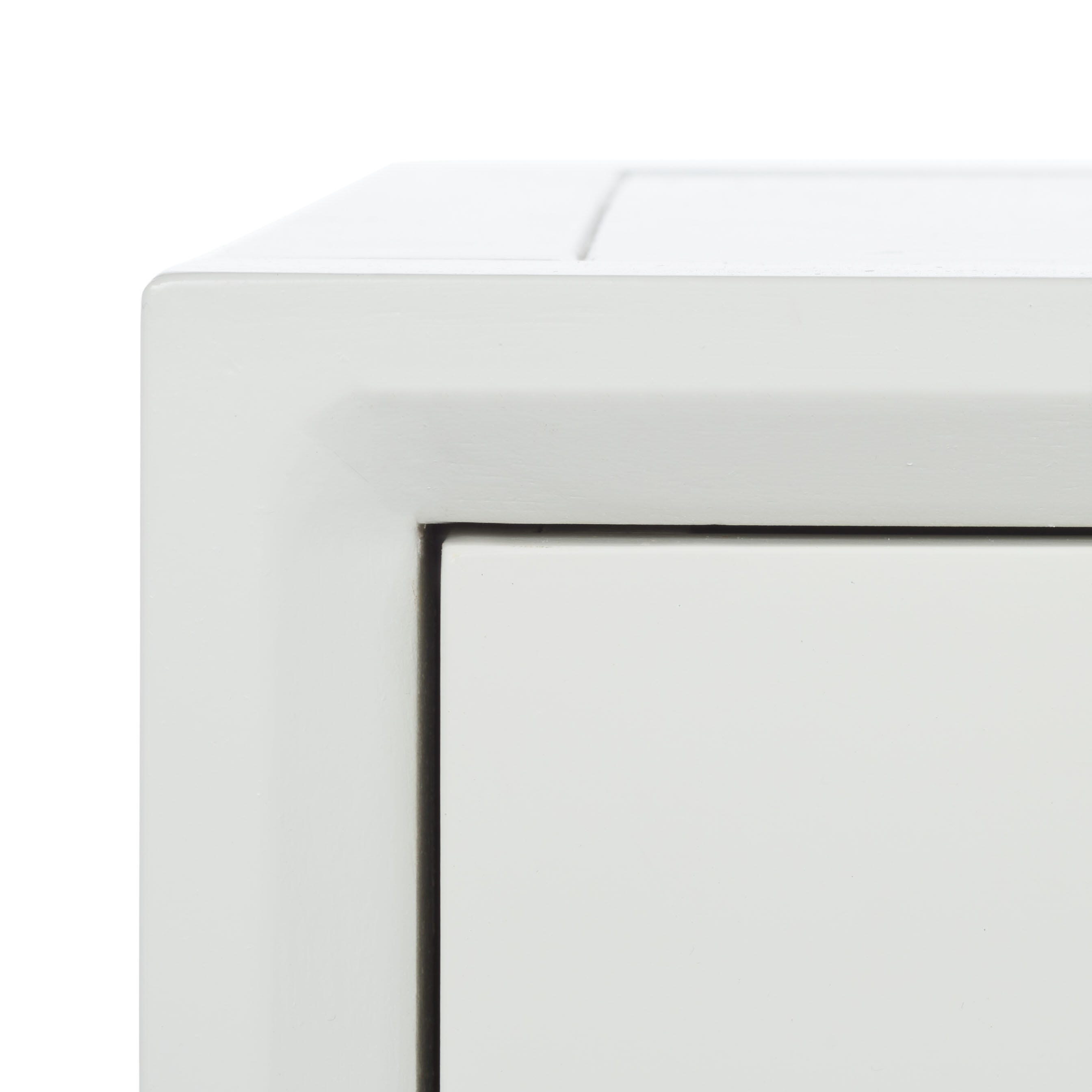 Safavieh Siobhan Night Stand with Storage, Shady White, large