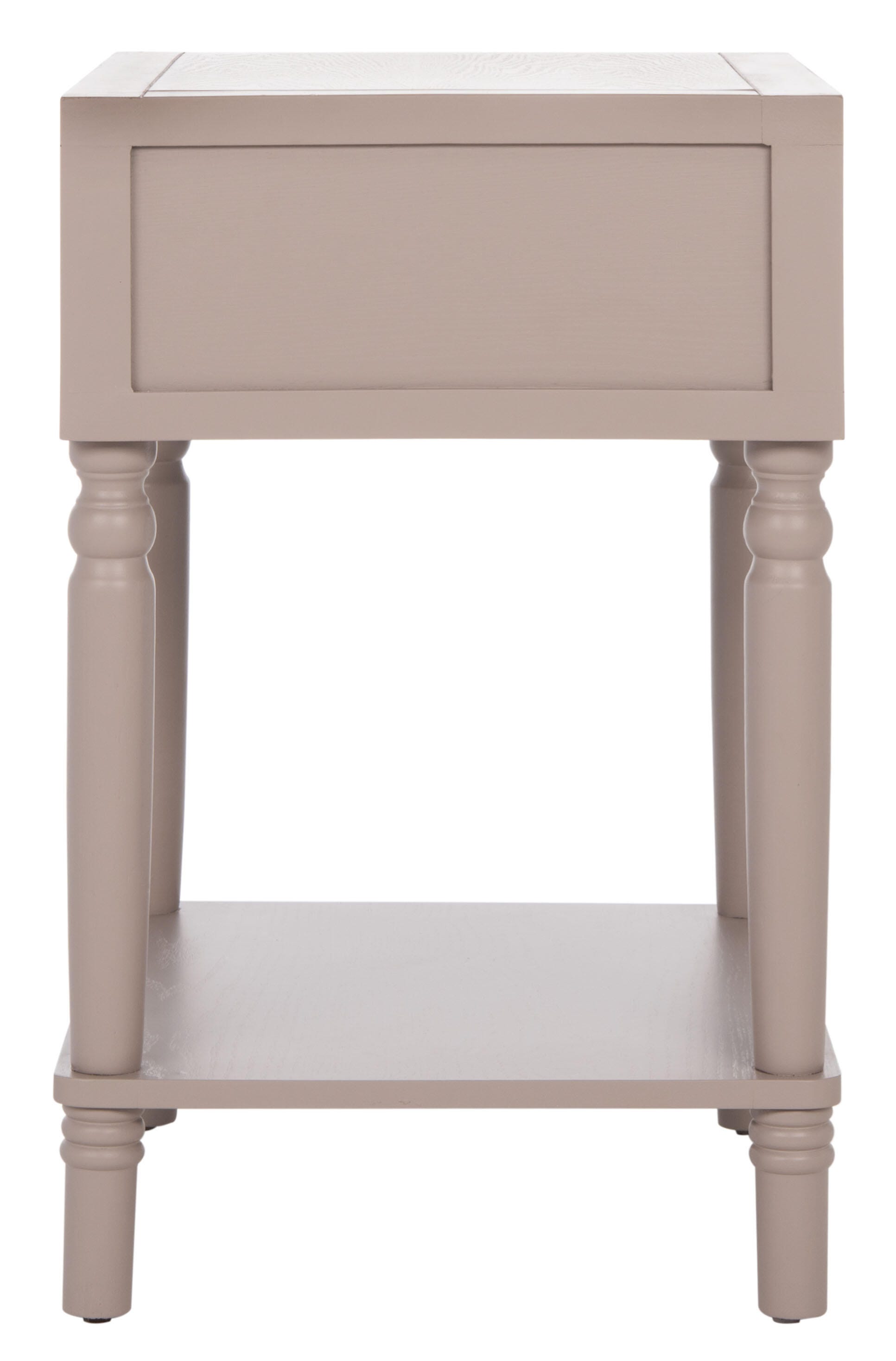 Safavieh Siobhan Night Stand with Storage, Quartz Gray, large