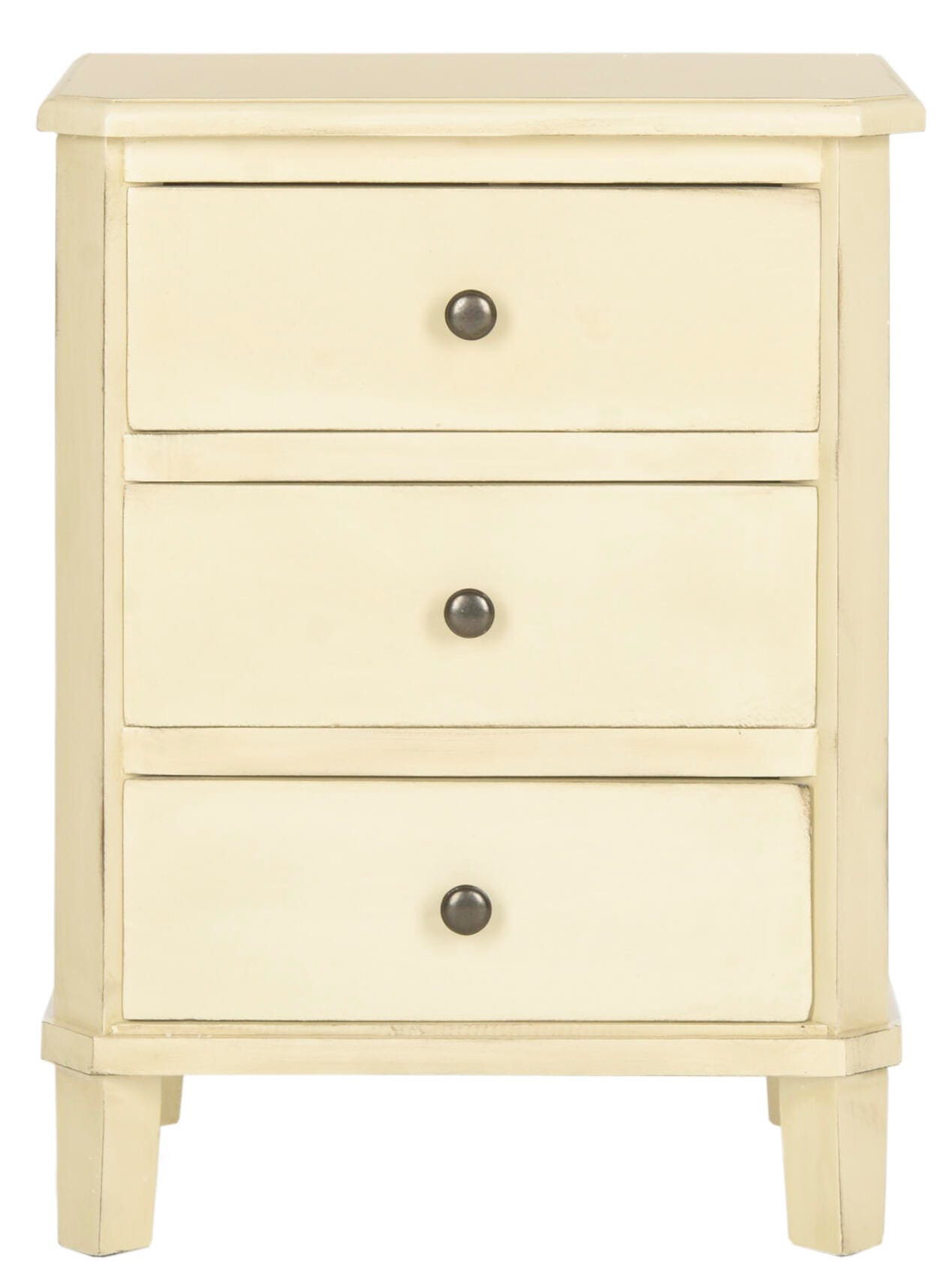 Safavieh Joe Night Stand with Storage Drawers, Barley, large