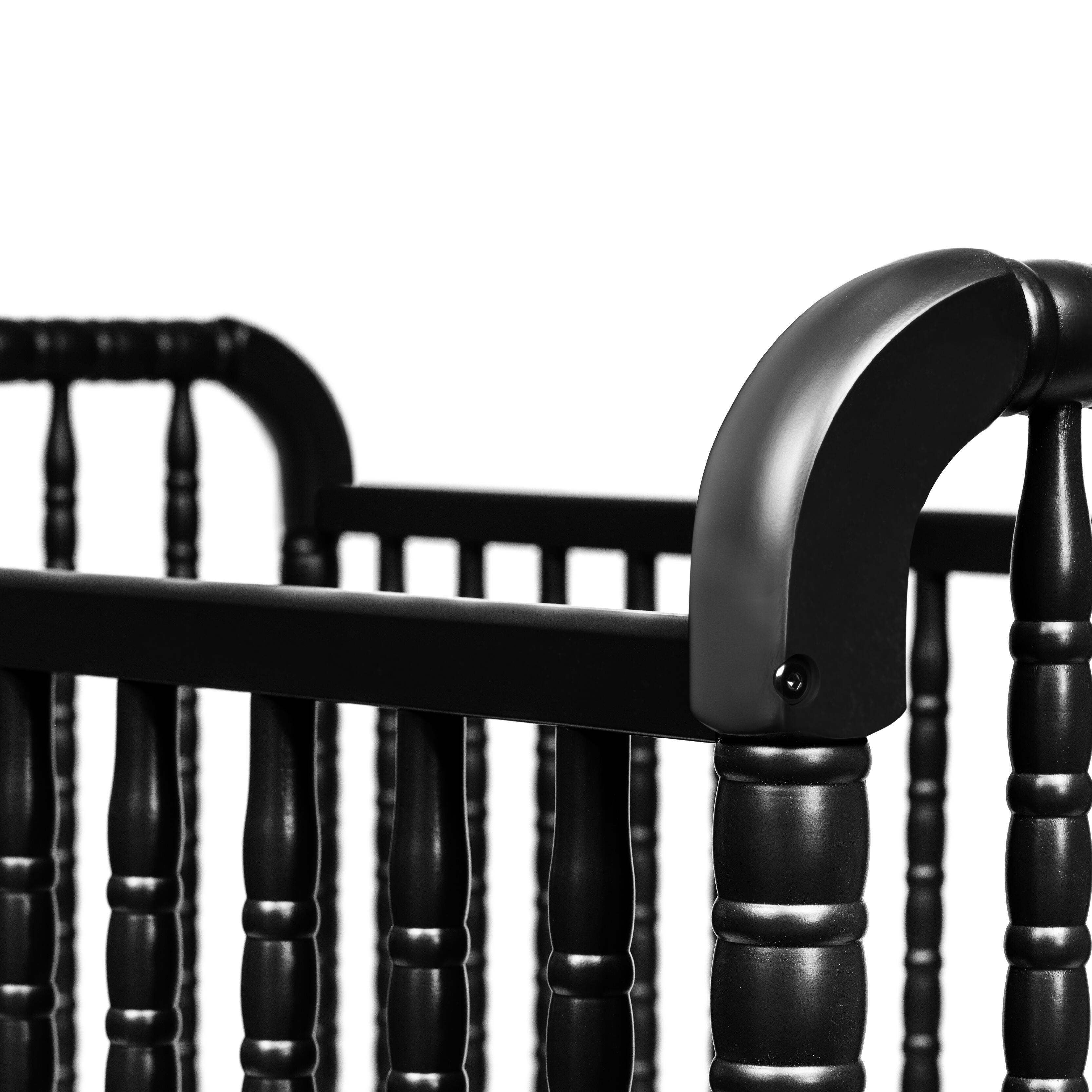 Davinci Jenny Lind Stationary Crib In Ebony, Black, large