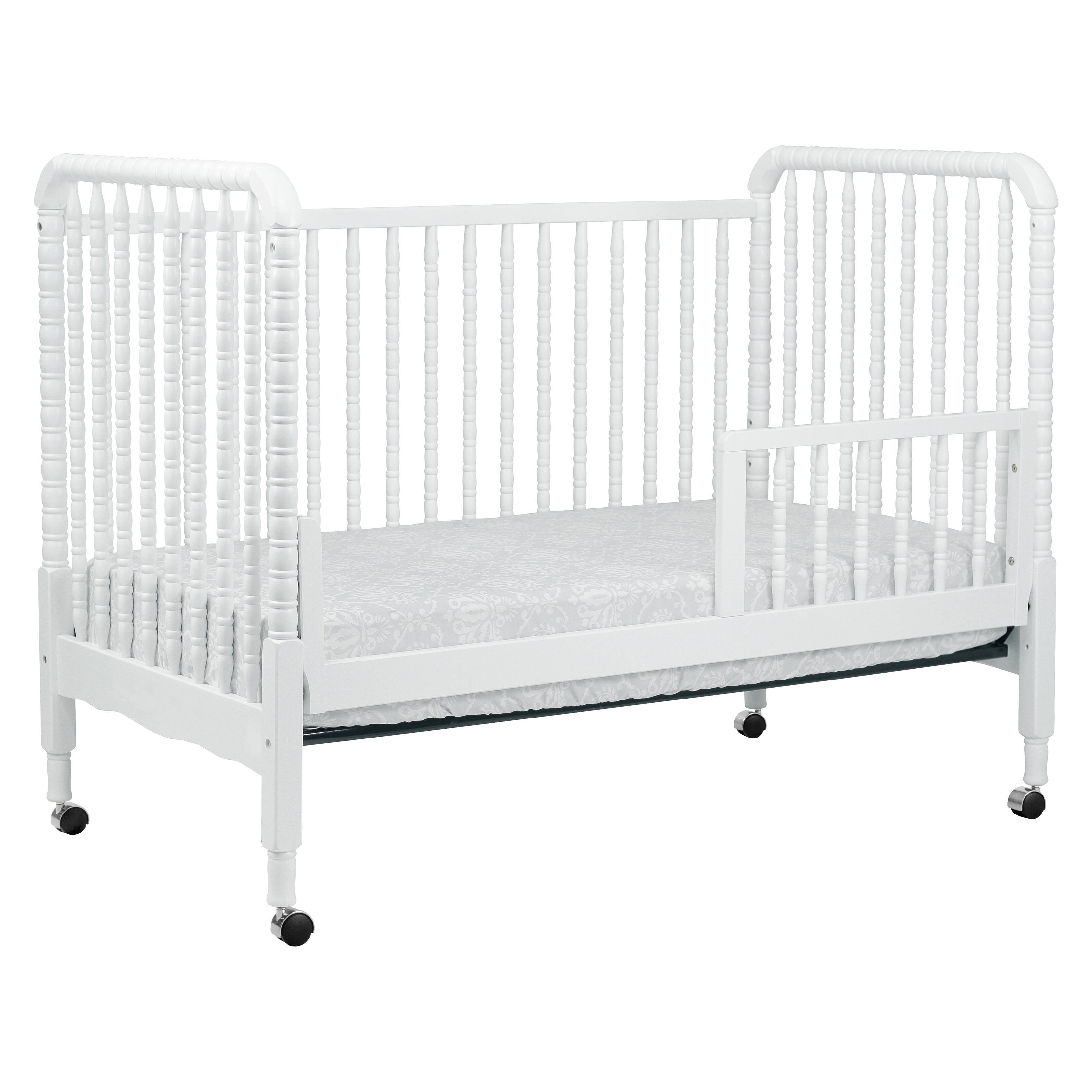 Davinci Jenny Lind Stationary Crib In White, White, large