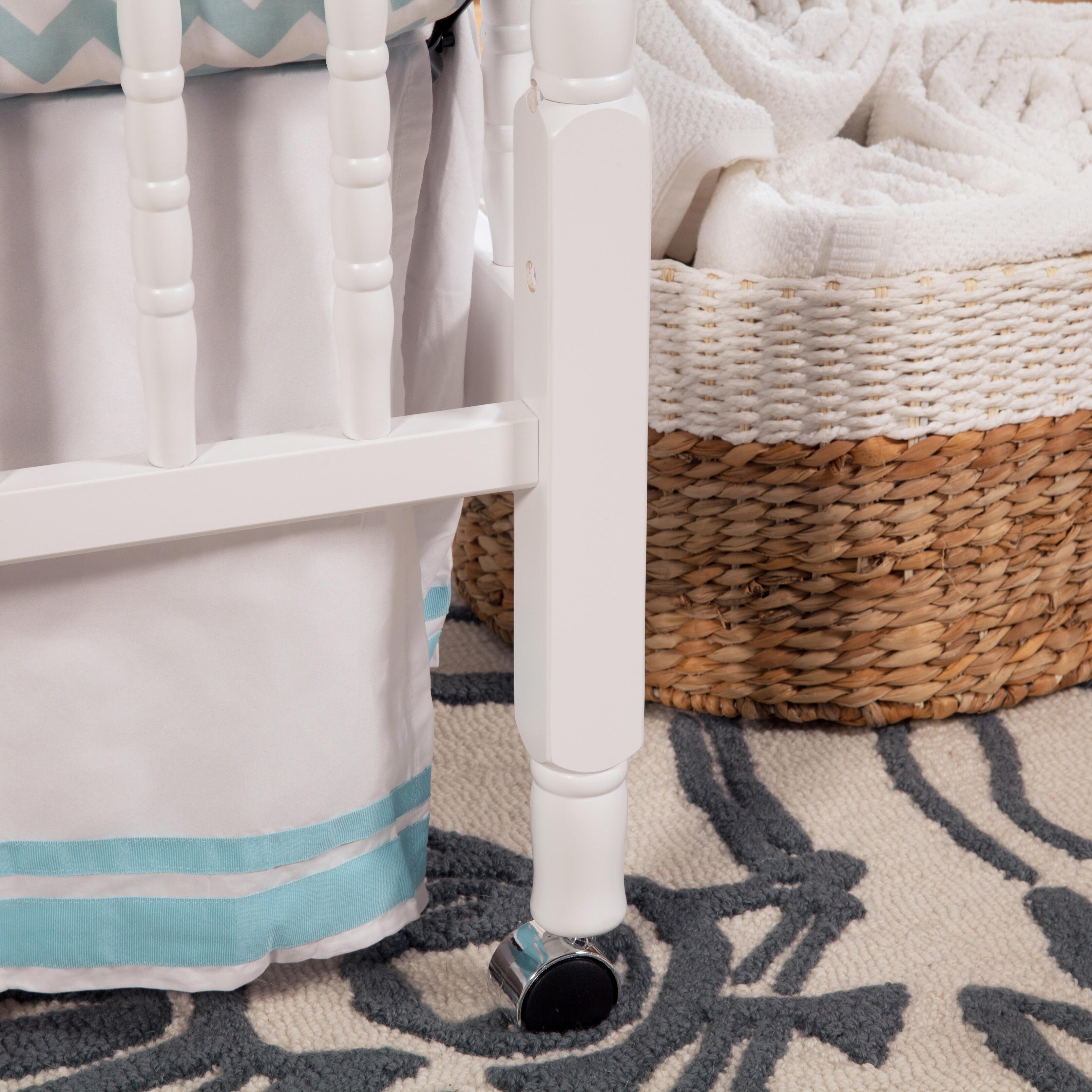 Davinci Jenny Lind Stationary Crib In White, White, large