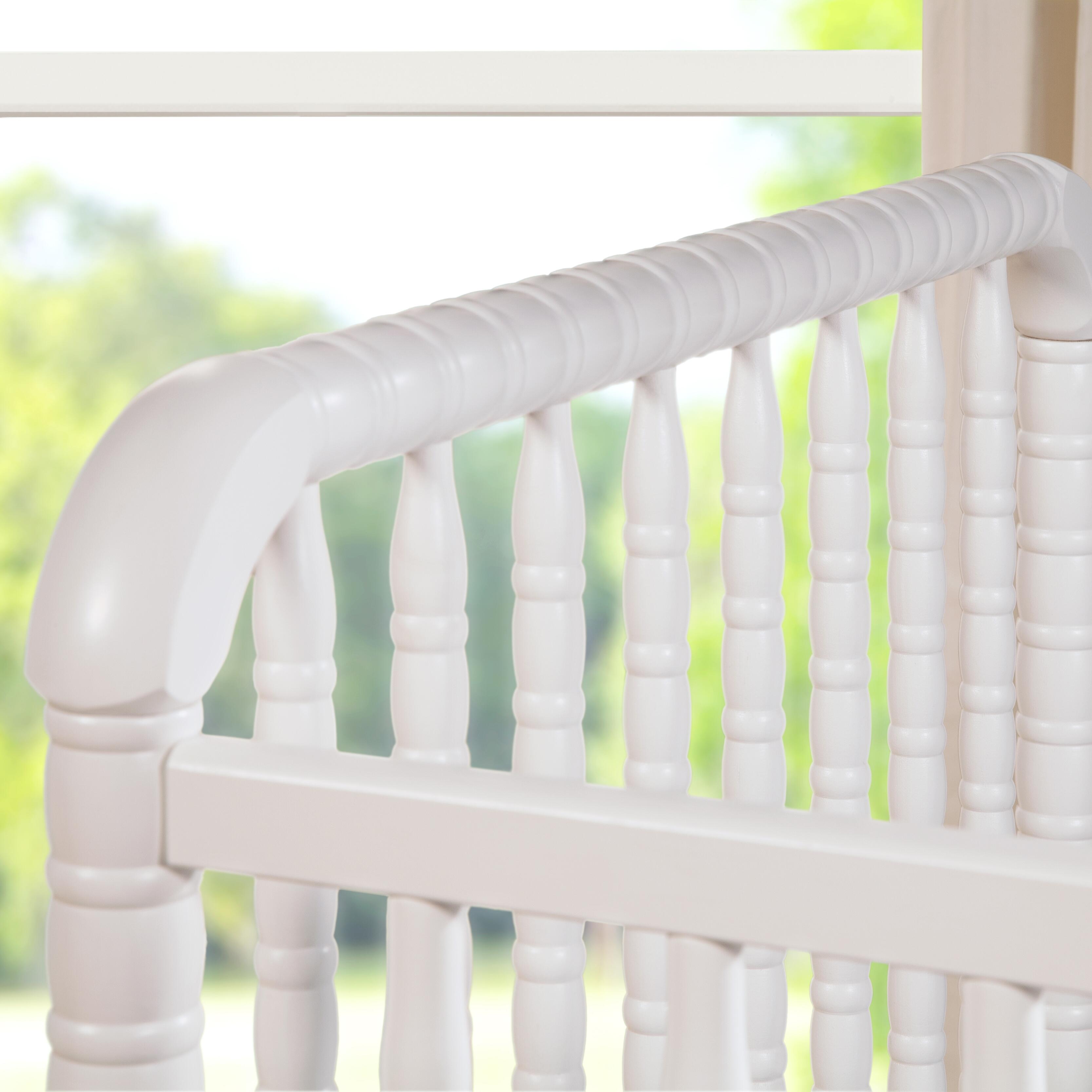 Davinci Jenny Lind Stationary Crib In White, White, large