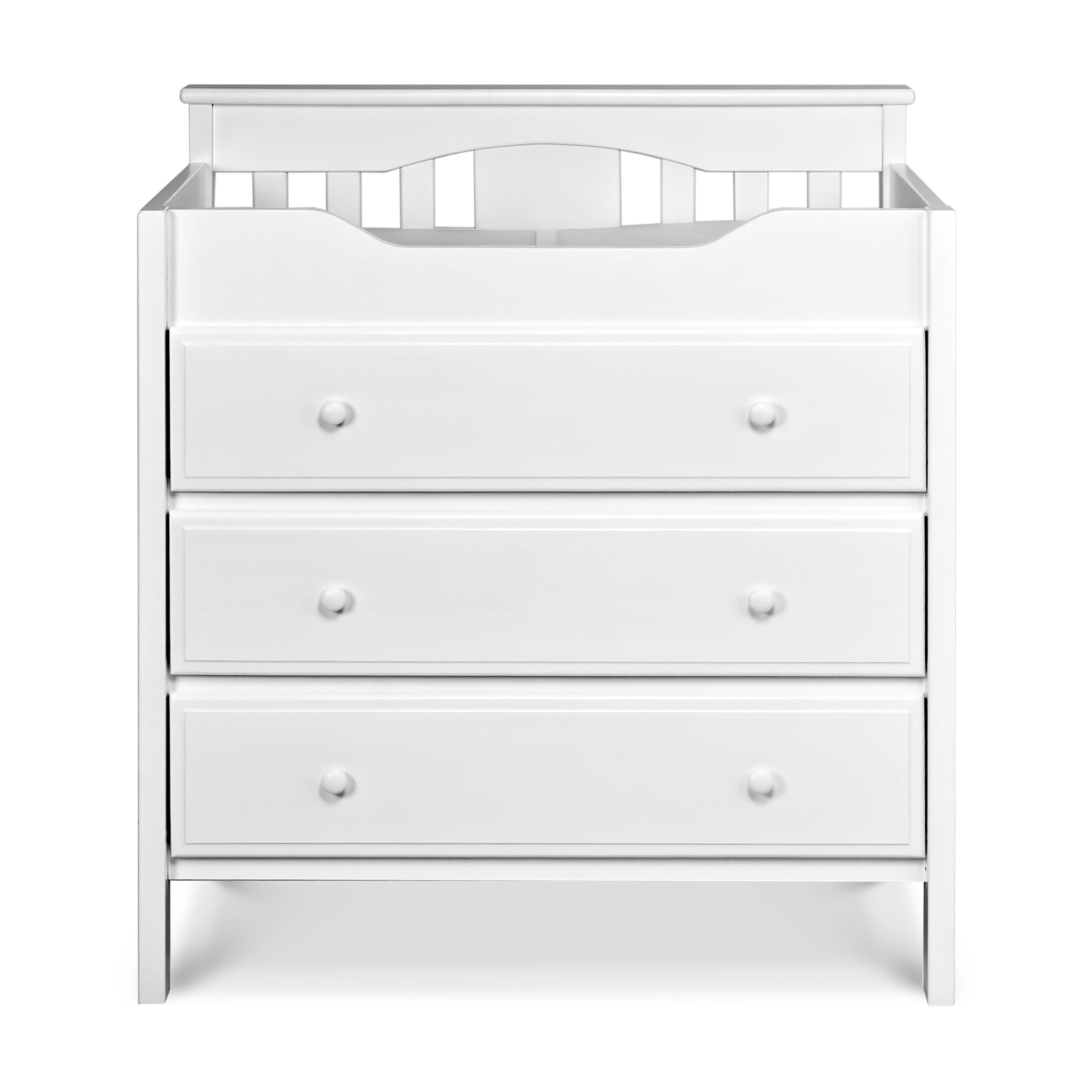 Davinci Jayden 3-drawer Changer Dresser In White, , large