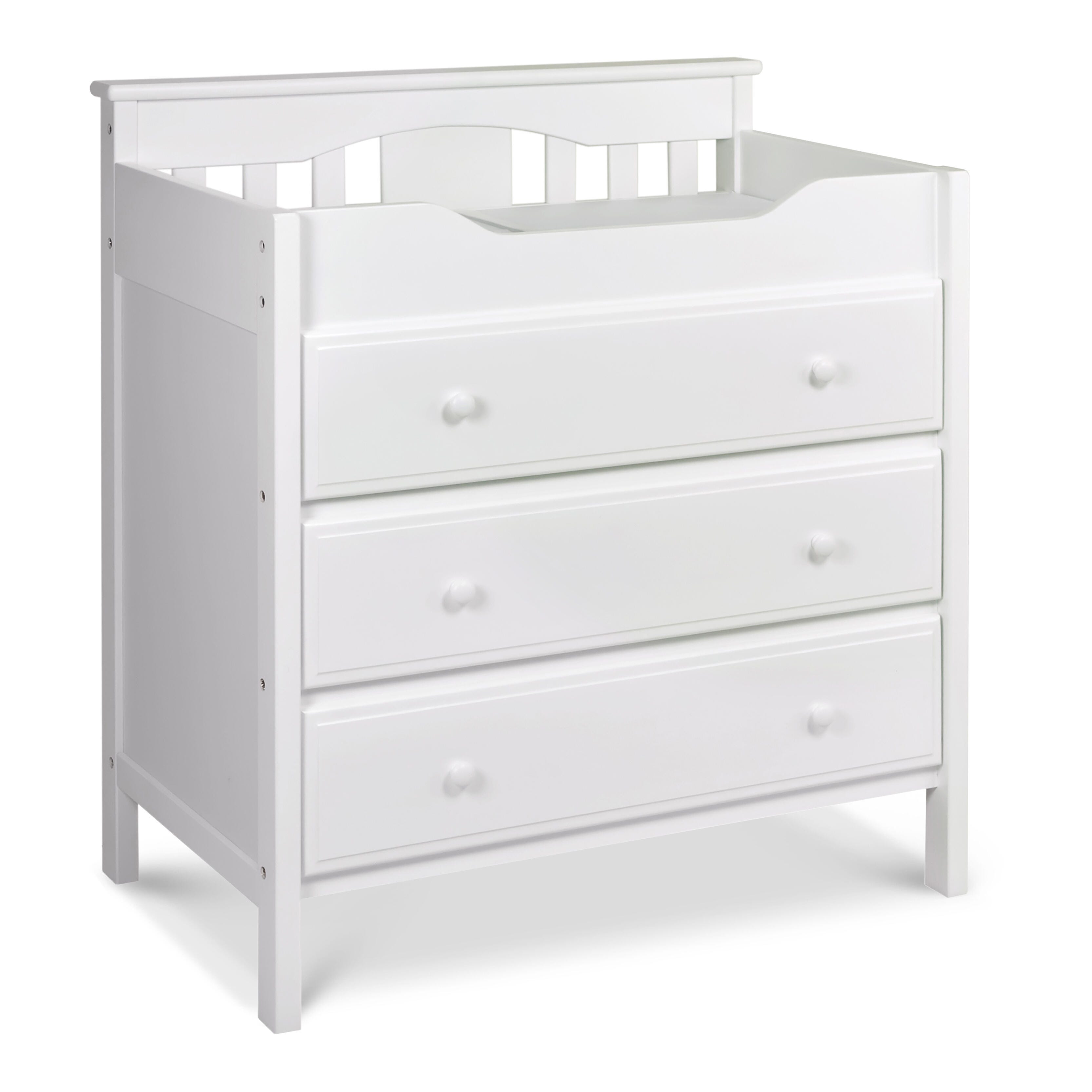 Davinci Jayden 3-drawer Changer Dresser In White, , swatch
