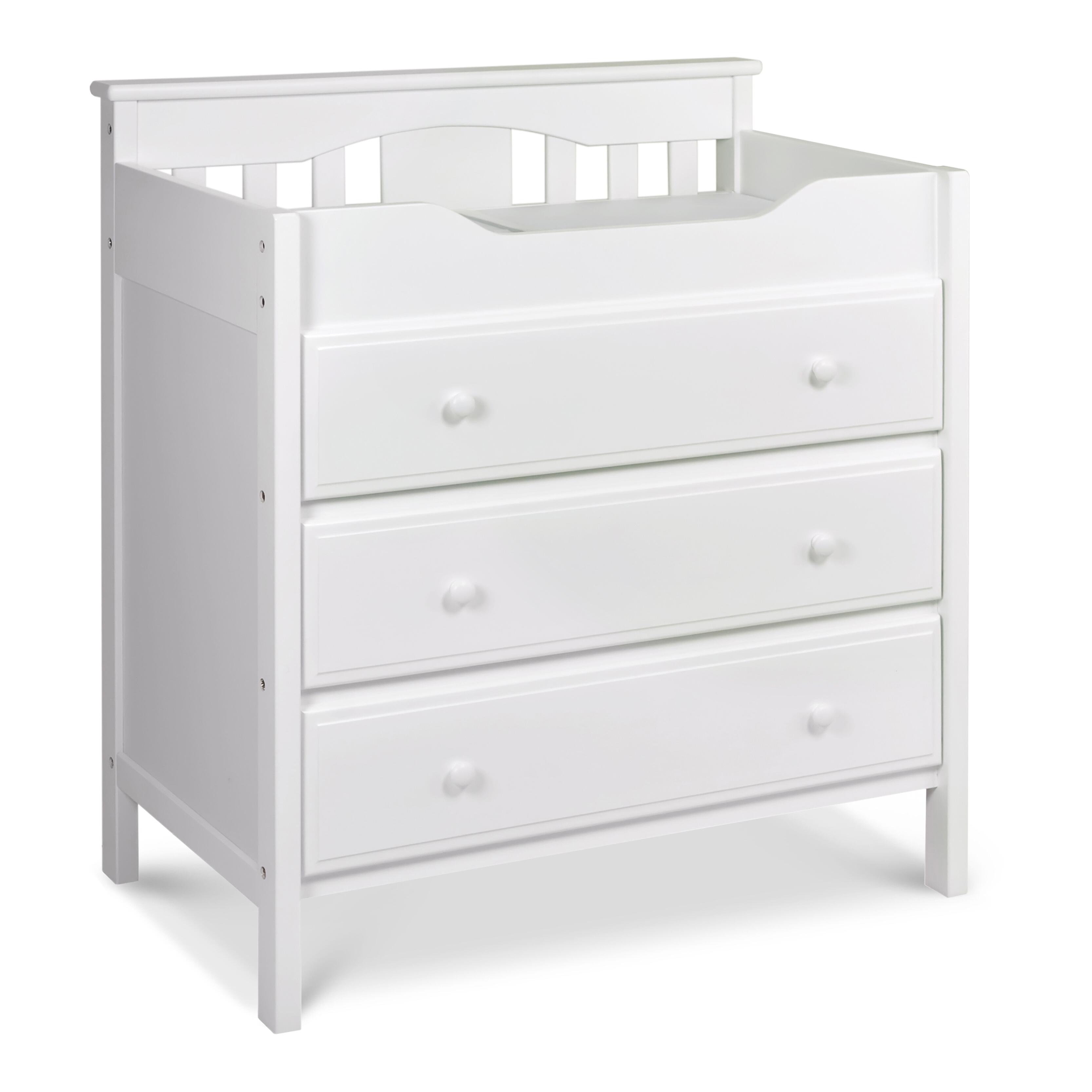 Davinci Jayden 3-drawer Changer Dresser In White, , large