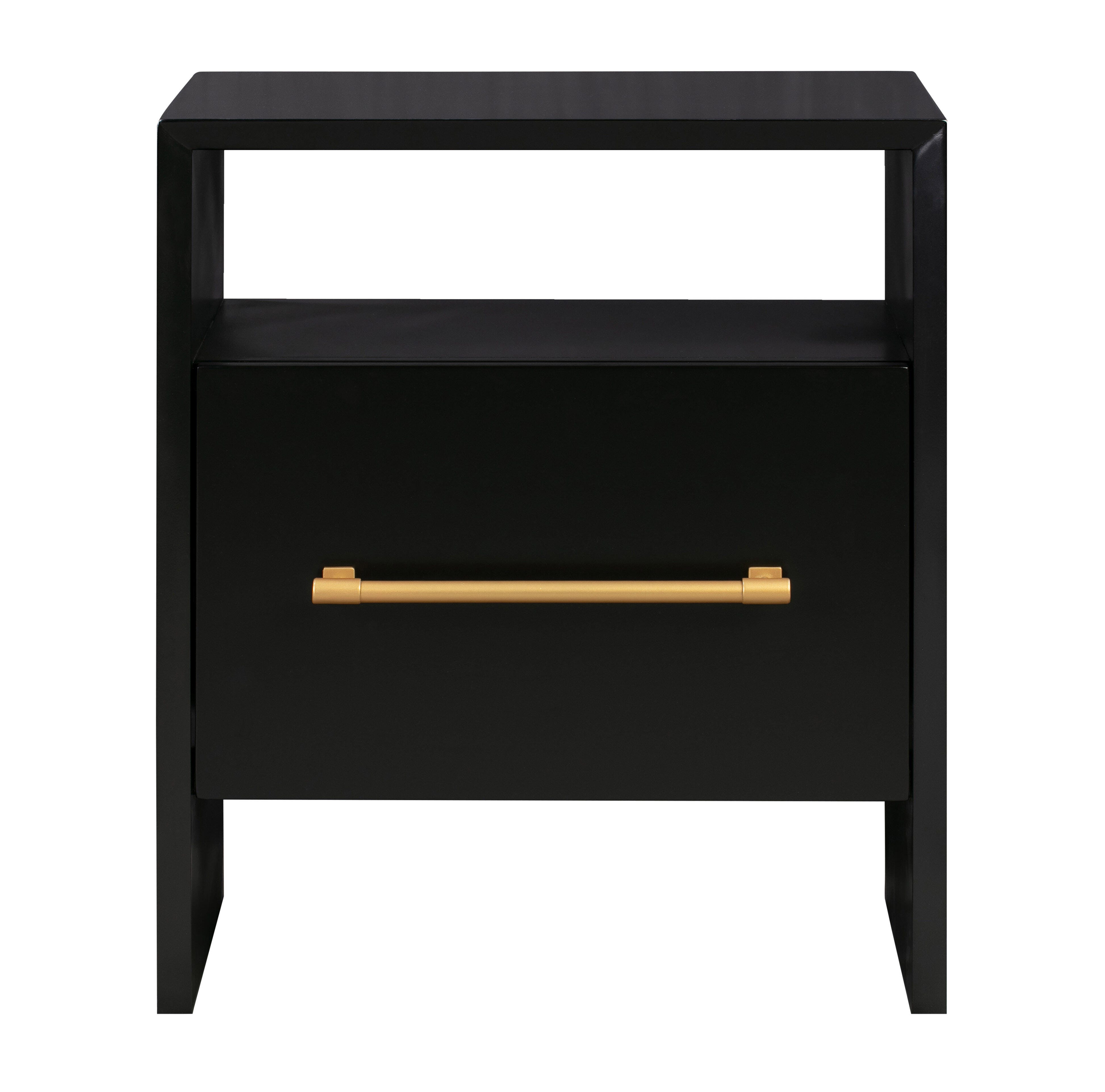 TOV Furniture Libre Black Nightstand, Black, large