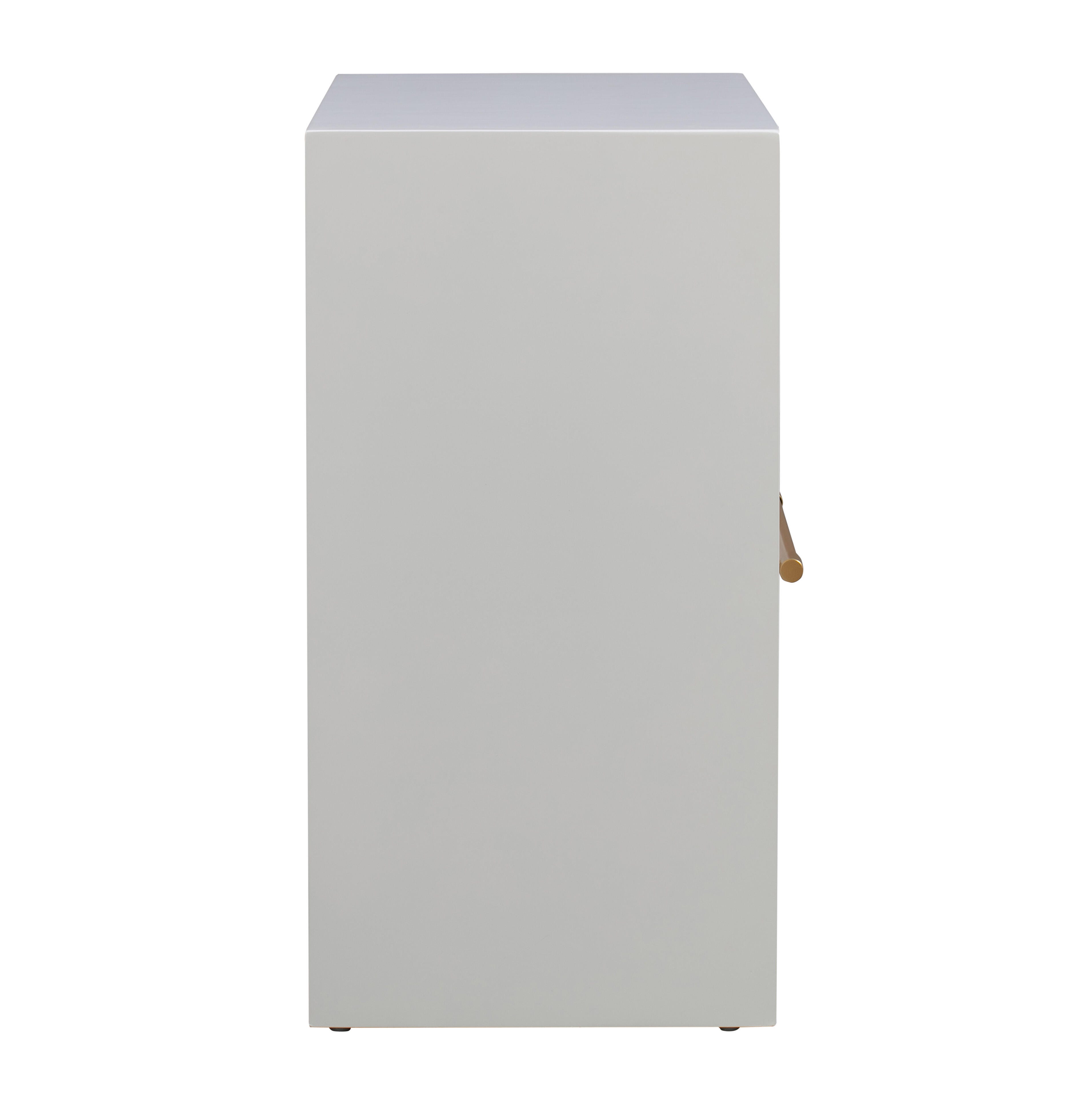 TOV Furniture Libre White Nightstand, White, large