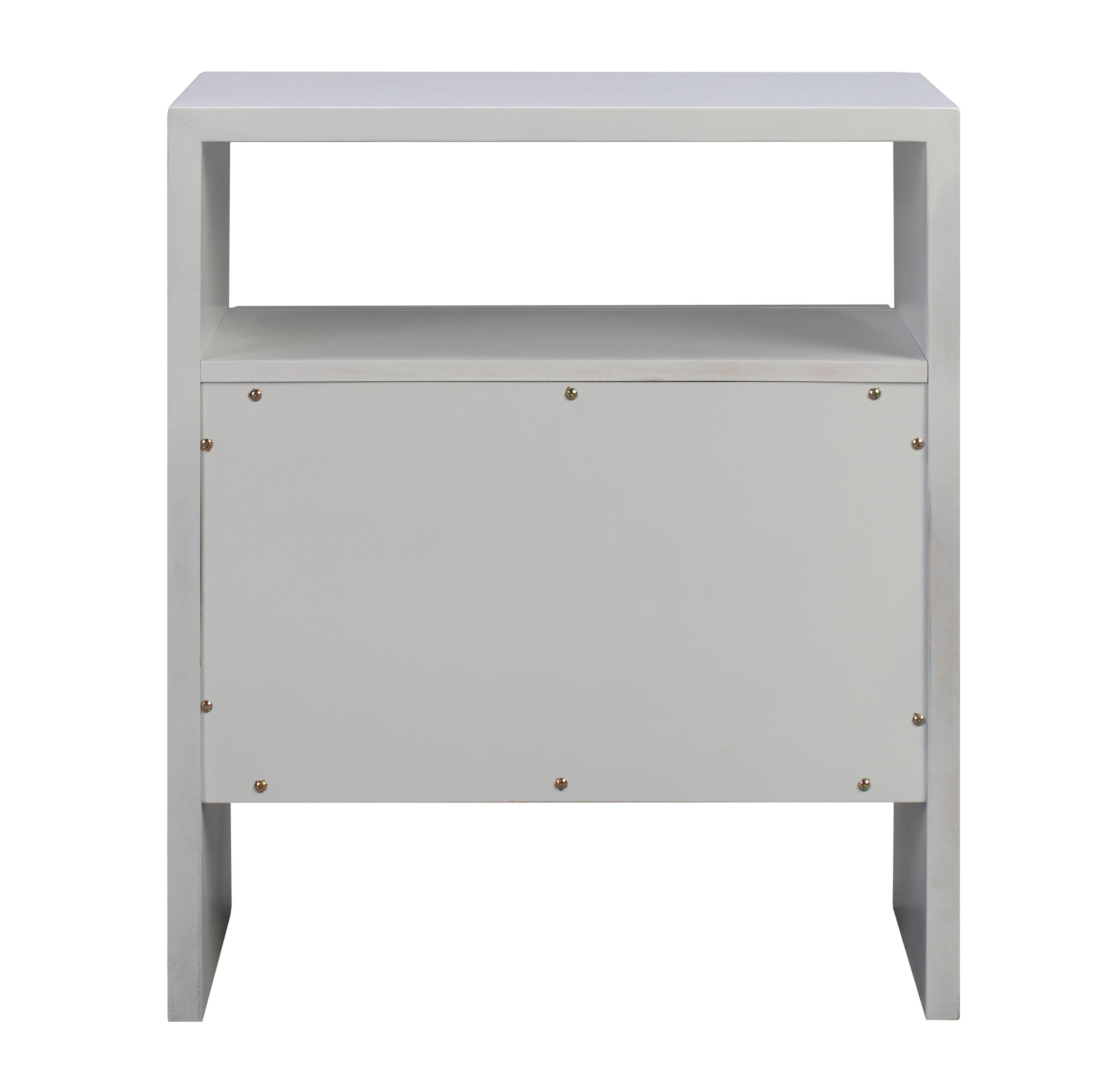 TOV Furniture Libre White Nightstand, White, large