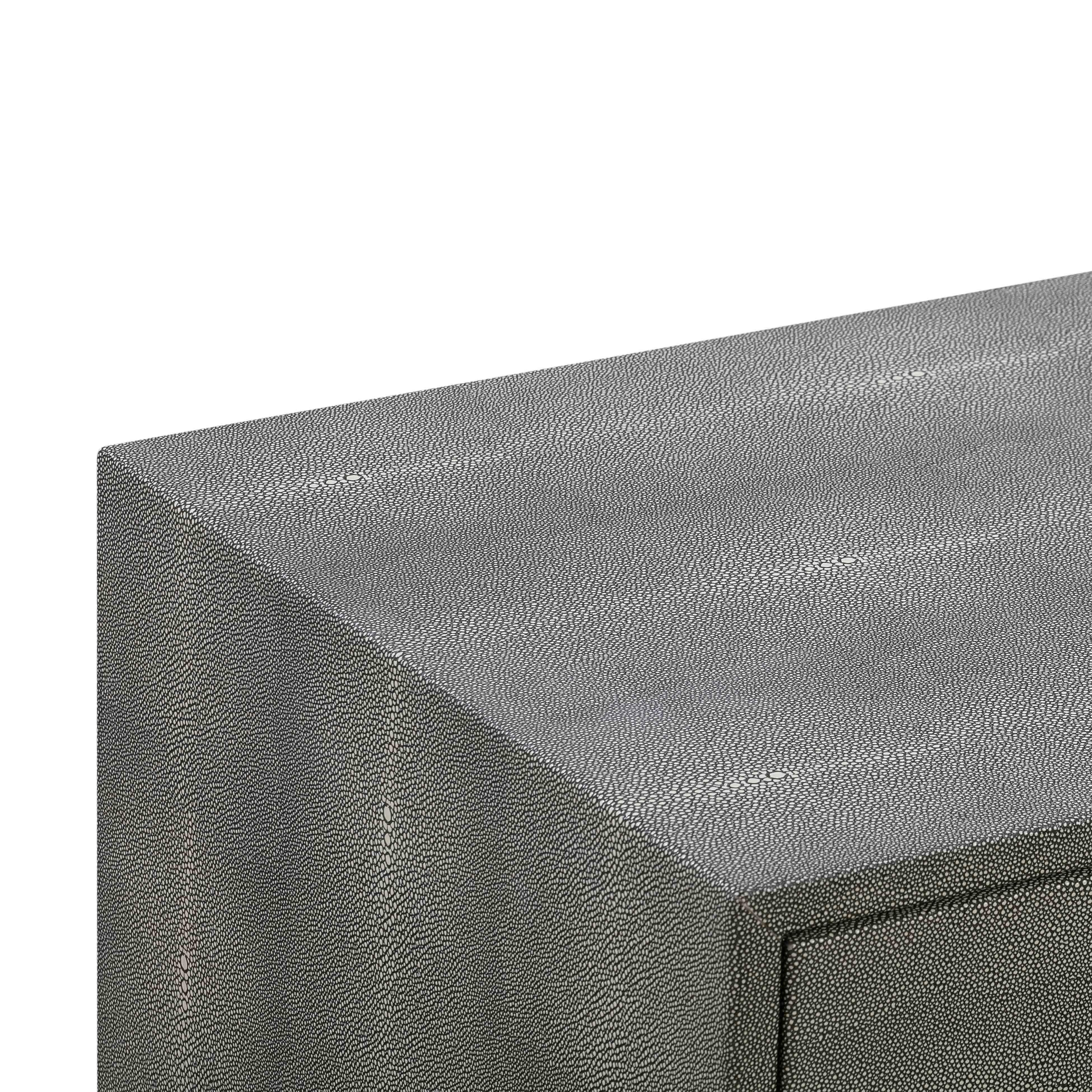 TOV Furniture Pesce Shagreen Nightstand, , large
