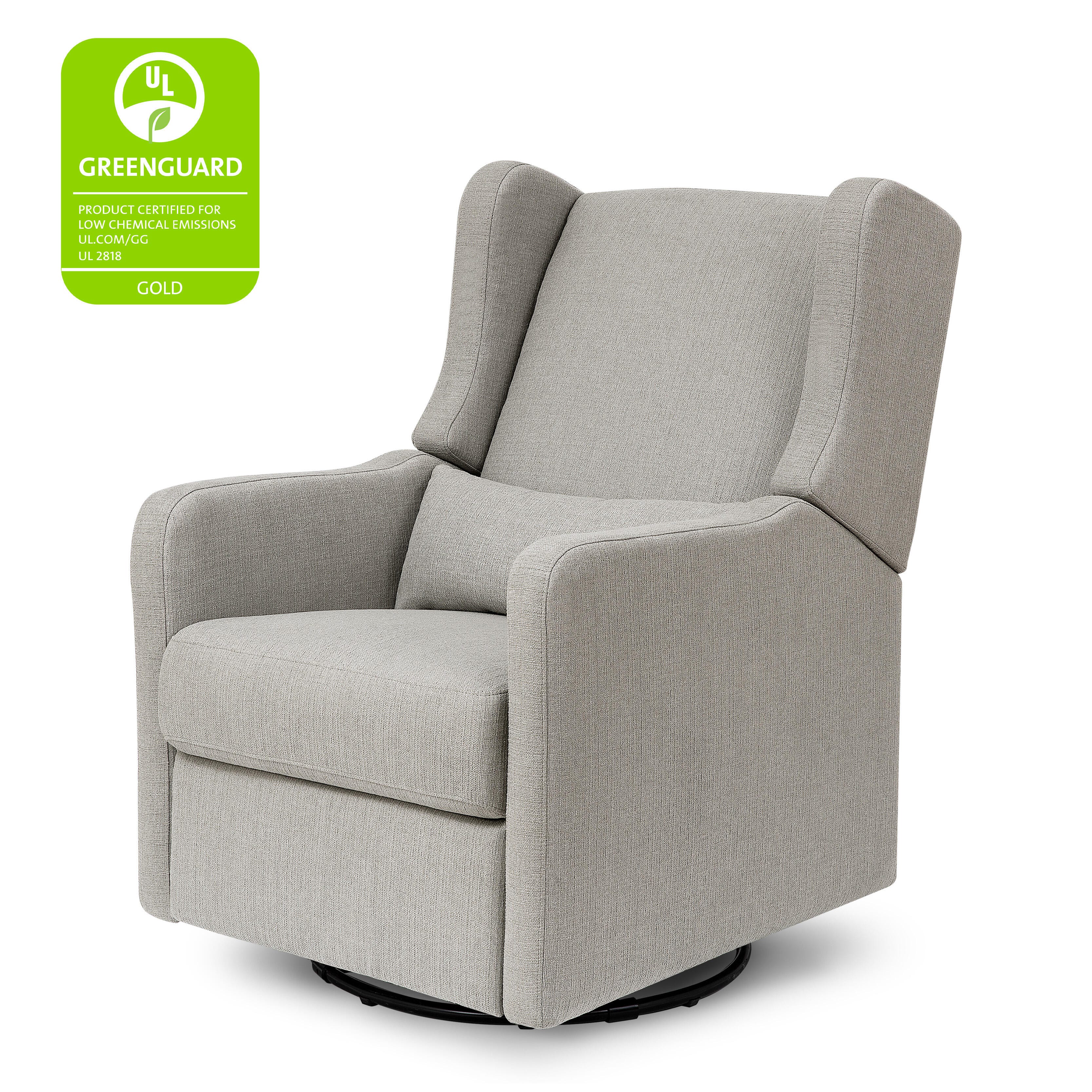 Carter's by Davinci Carter's by Davinci Arlo Swivel Recliner Glider, Gray, large