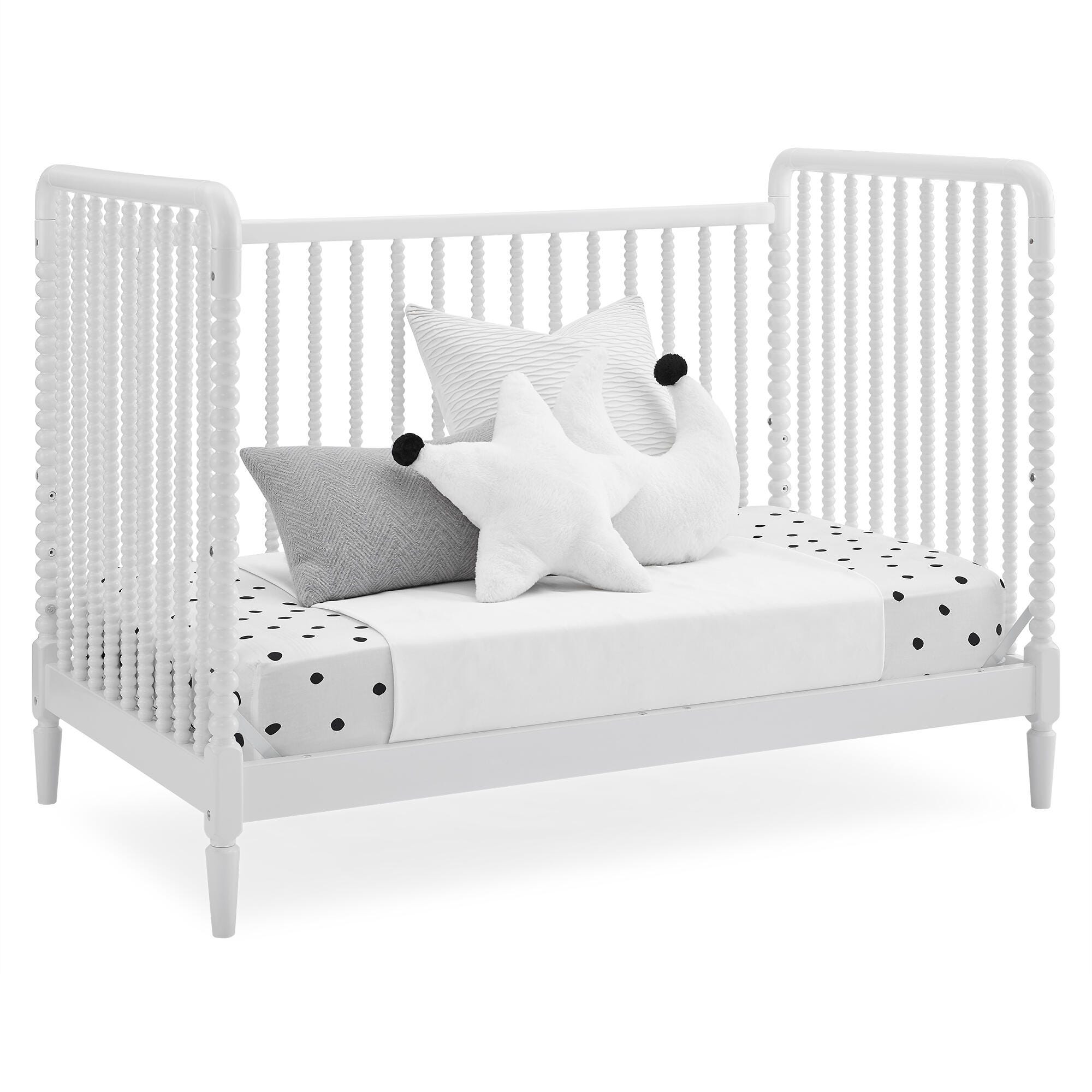 Delta Children Saint 4-in-1 Convertible Crib, Bianca White, large
