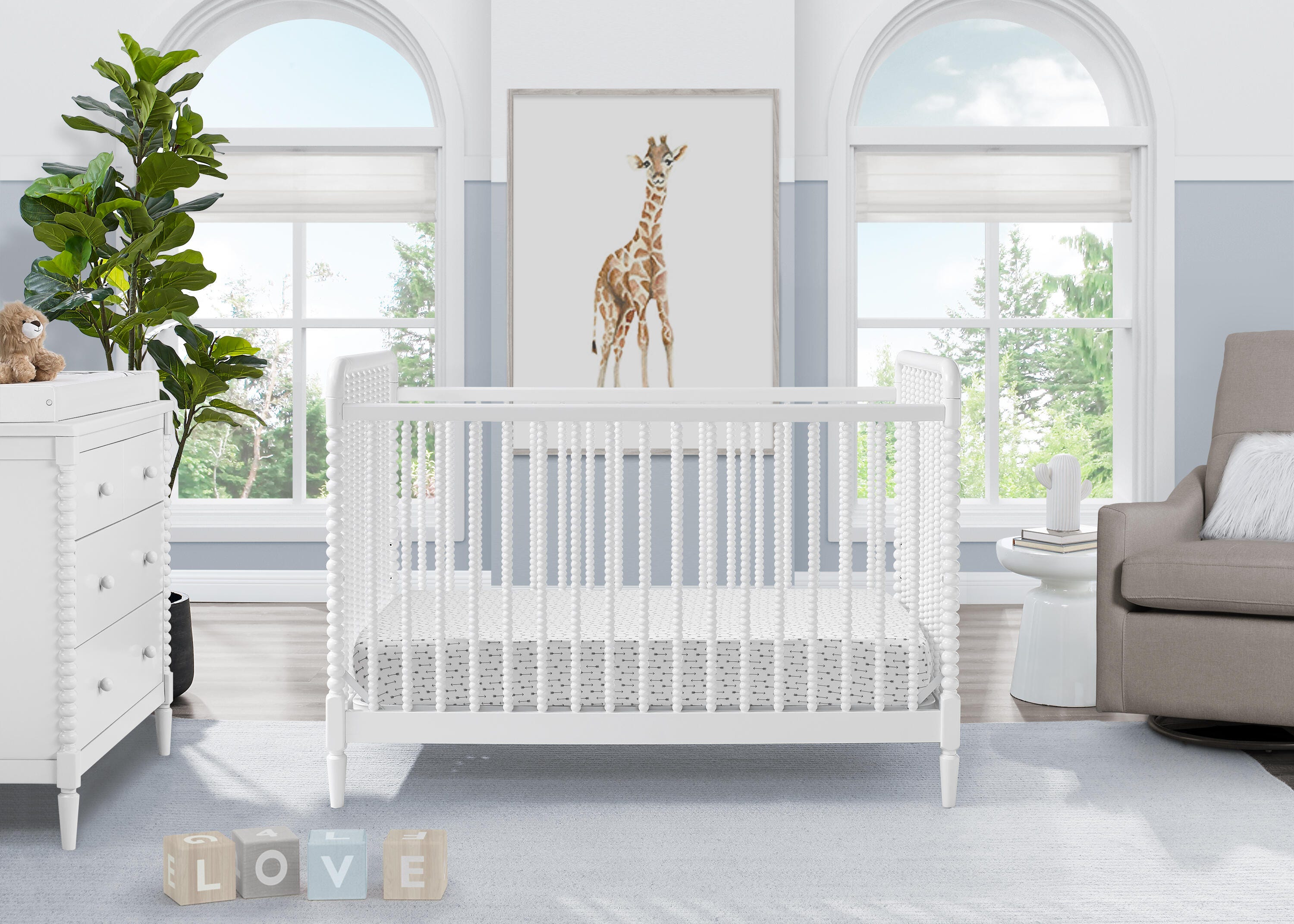 Delta Children Saint 4-in-1 Convertible Crib | Ashley