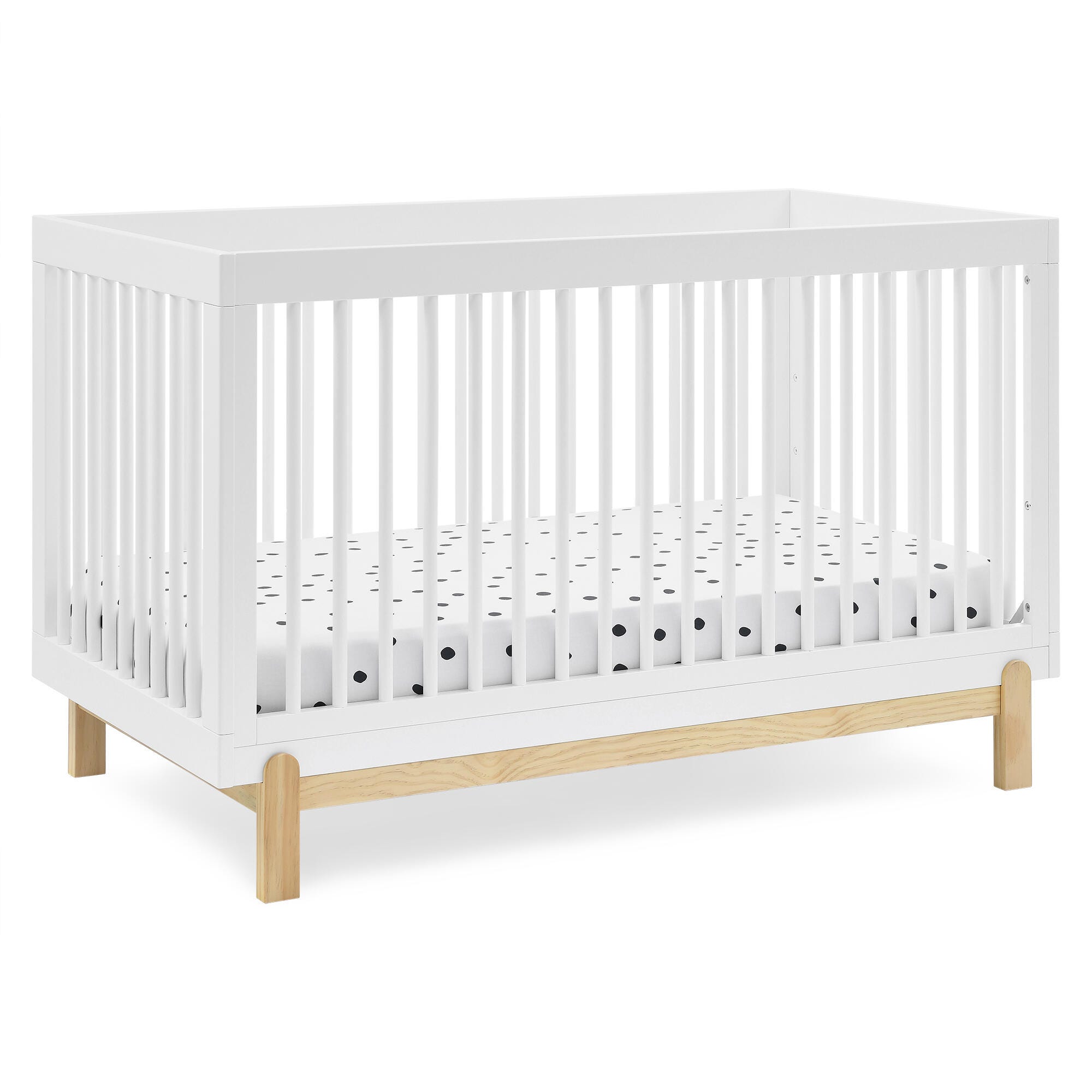 Delta Children Delta Children Poppy 4-in-1 Convertible Crib, Bianca White, large