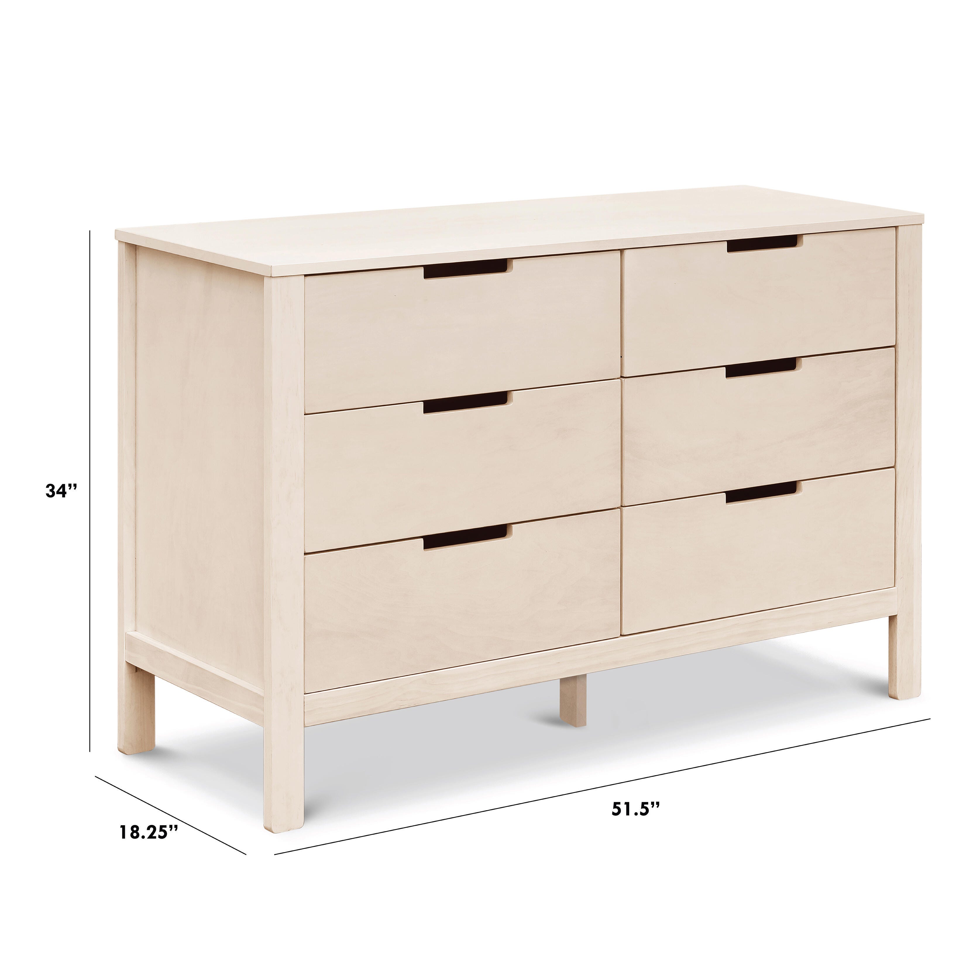 Carter's by Davinci Colby 6-Drawer Double Dresser | Ashley