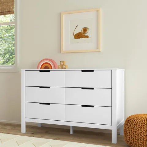 carter's by davinci colby 6-drawer dresser in grey and white Carter's by DaVinci Colby 6-Drawer Dresser in Gray