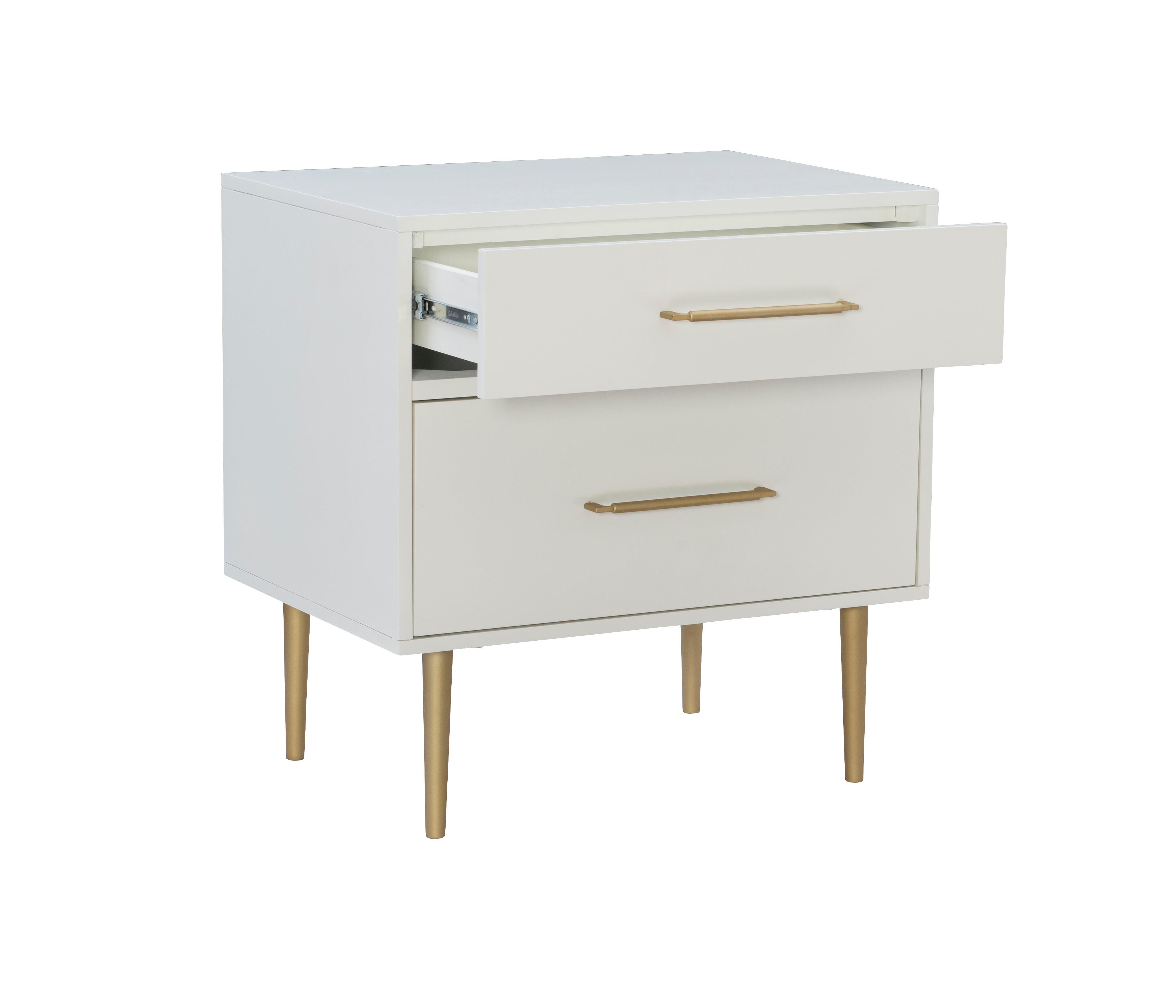 Linon Blythe 2 Drawer Nightstand, , large