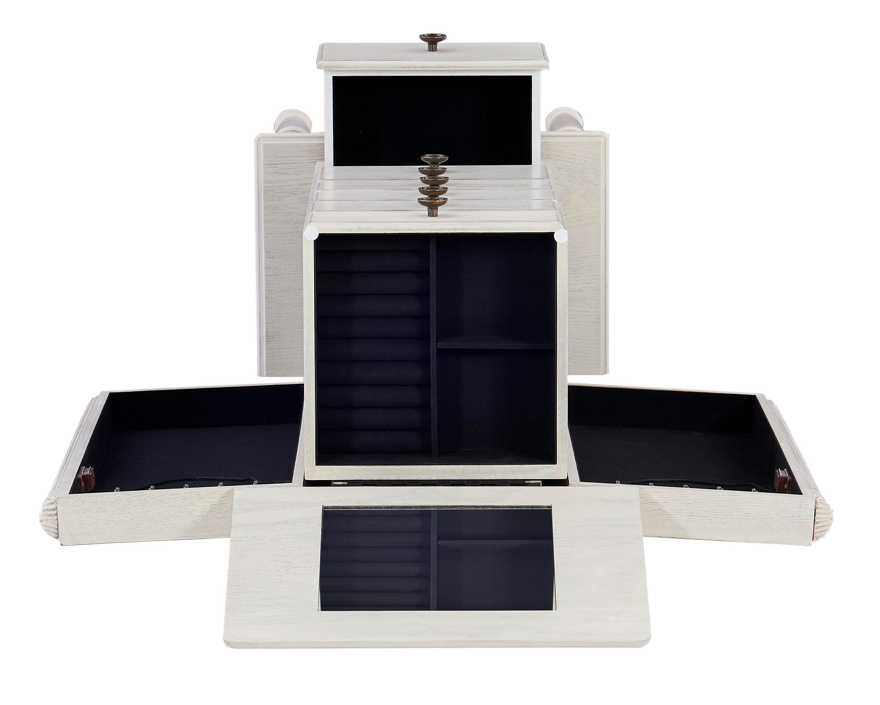 Linon Wrena Jewelry Armoire, , large