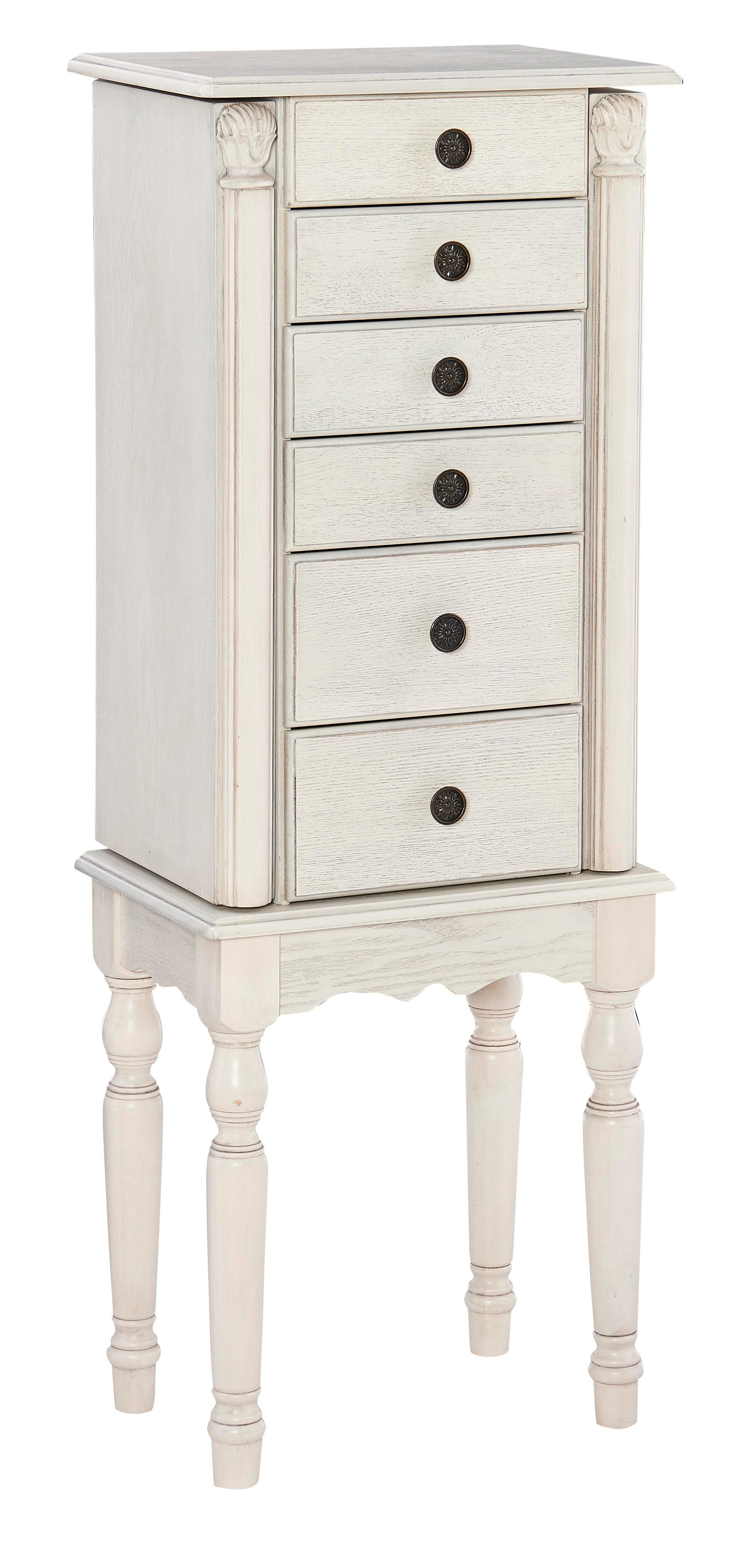 Linon Wrena Jewelry Armoire, , large