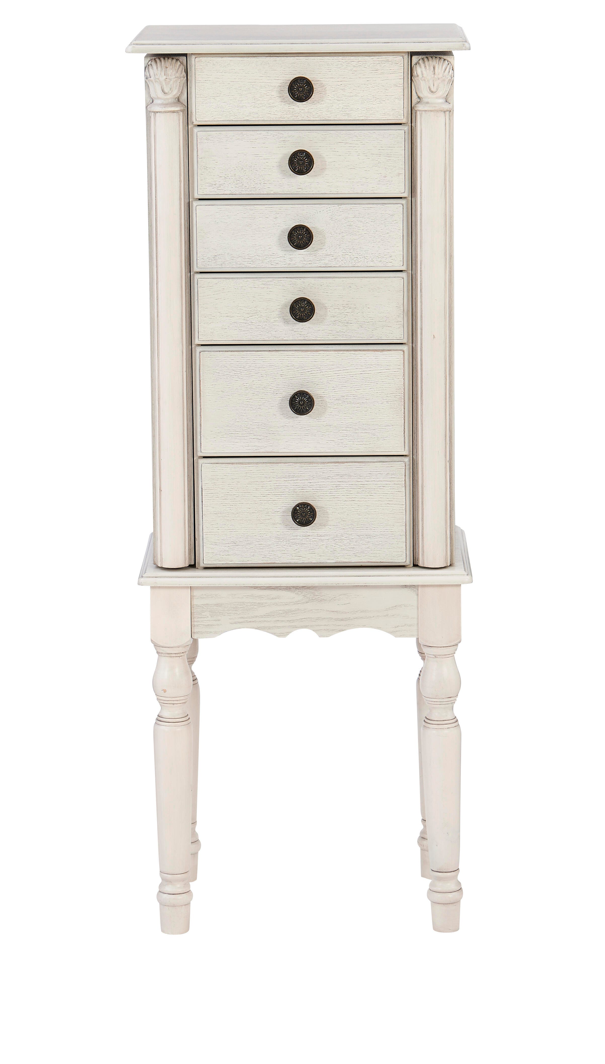 Linon Wrena Jewelry Armoire, , large