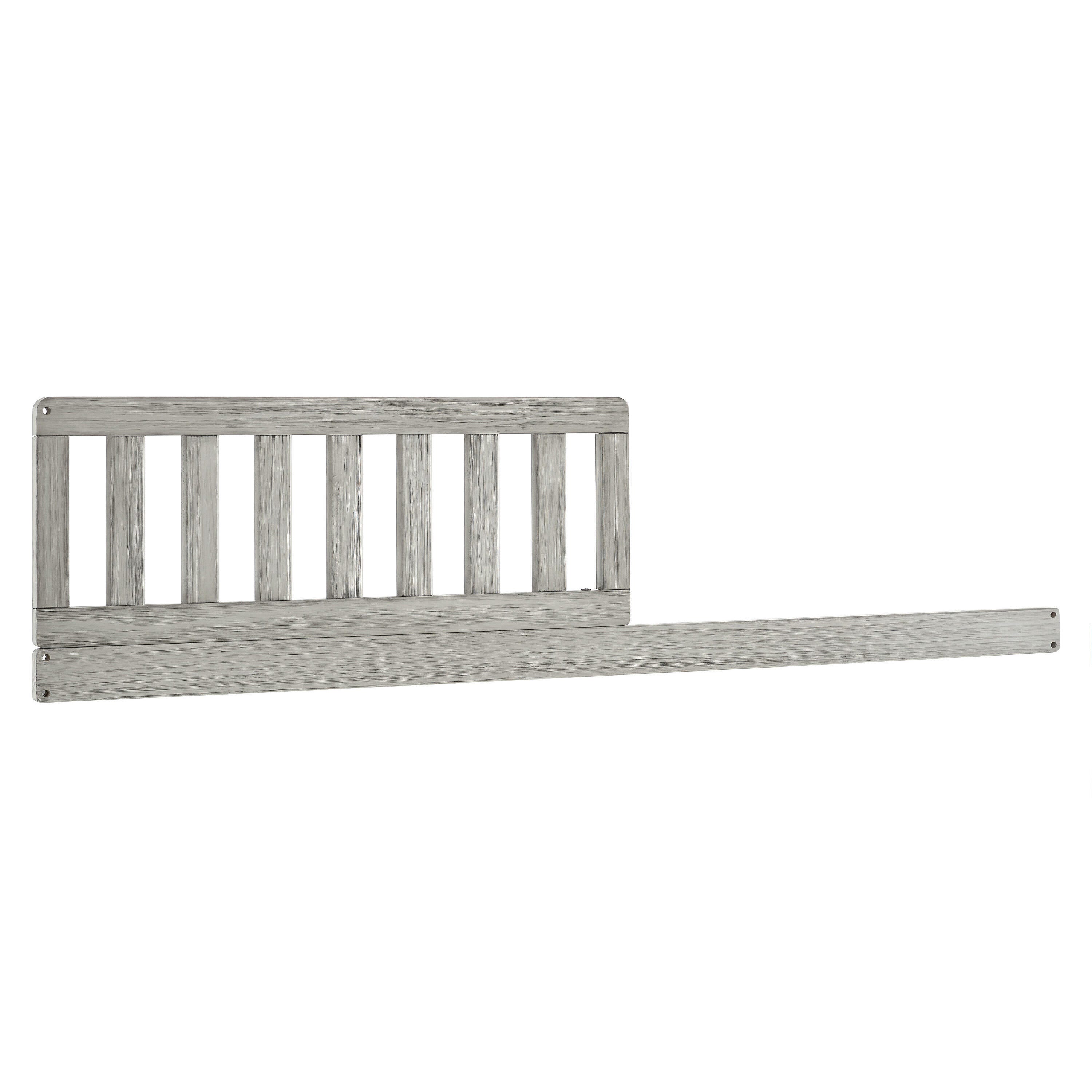 Delta Children Kids Asher 6-in-1 Convertible Crib With Toddler Rail, Rustic Mist, Rustic Mist, large