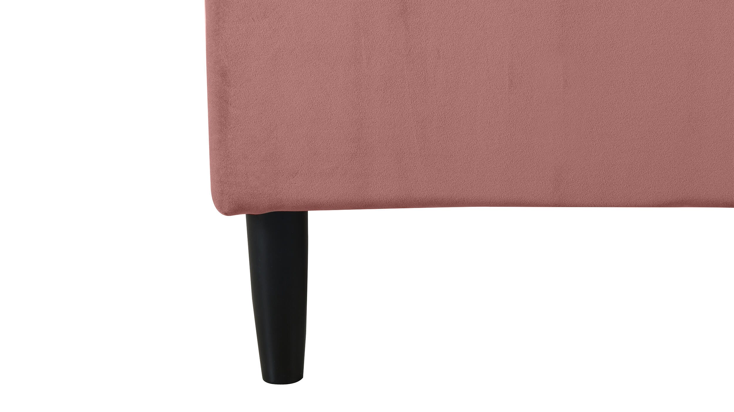 Jennifer Taylor Home Aspen Vertical Tufted Platform Bed, Ash Rose Pink, large