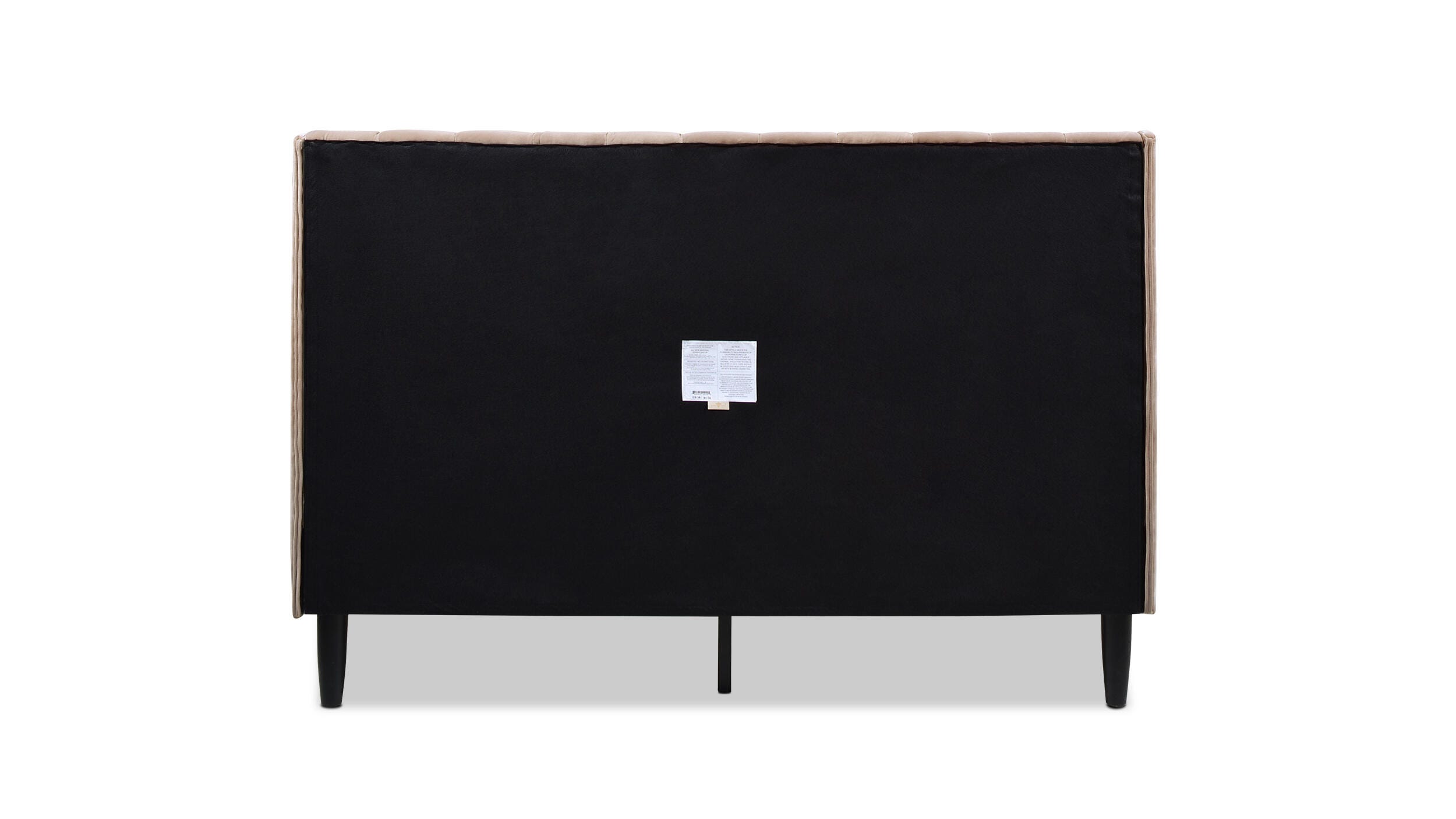 Jennifer Taylor Home Aspen Vertical Tufted Platform Bed, Mink Beige, large