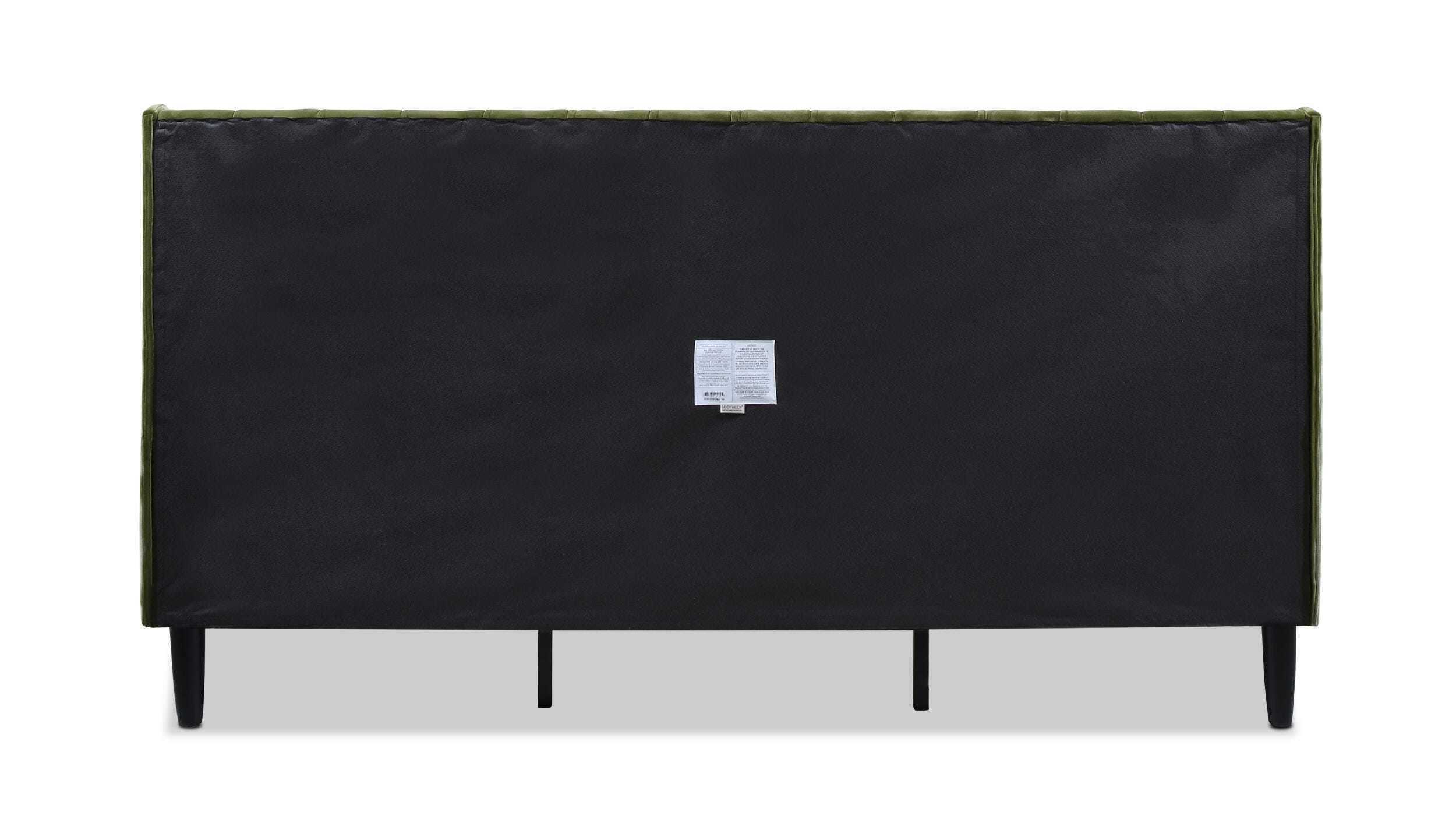 Jennifer Taylor Home Aspen Vertical Tufted Modern Platform Bed, Olive Green, large