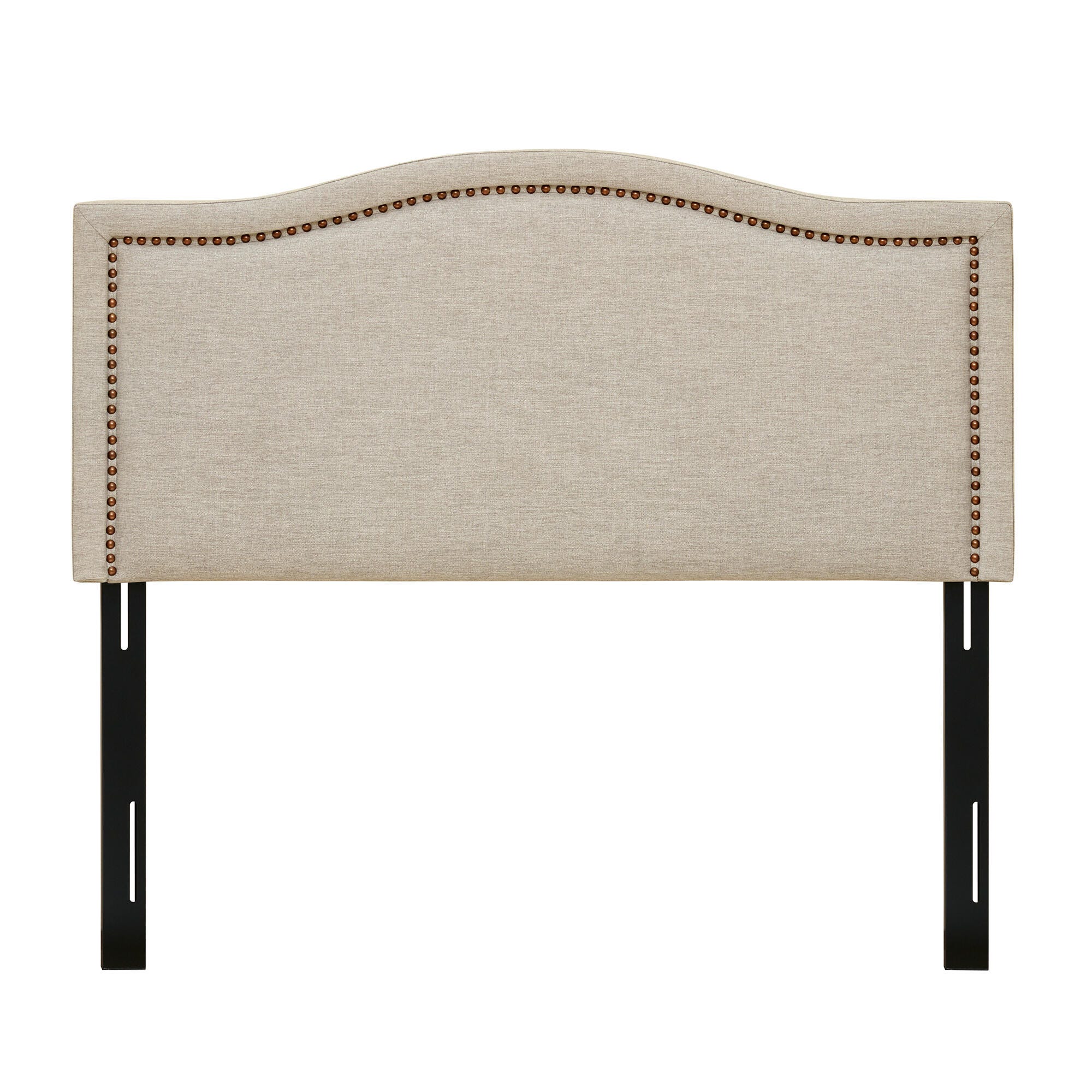 Nadine Queen Upholstered Headboard, Natural, large
