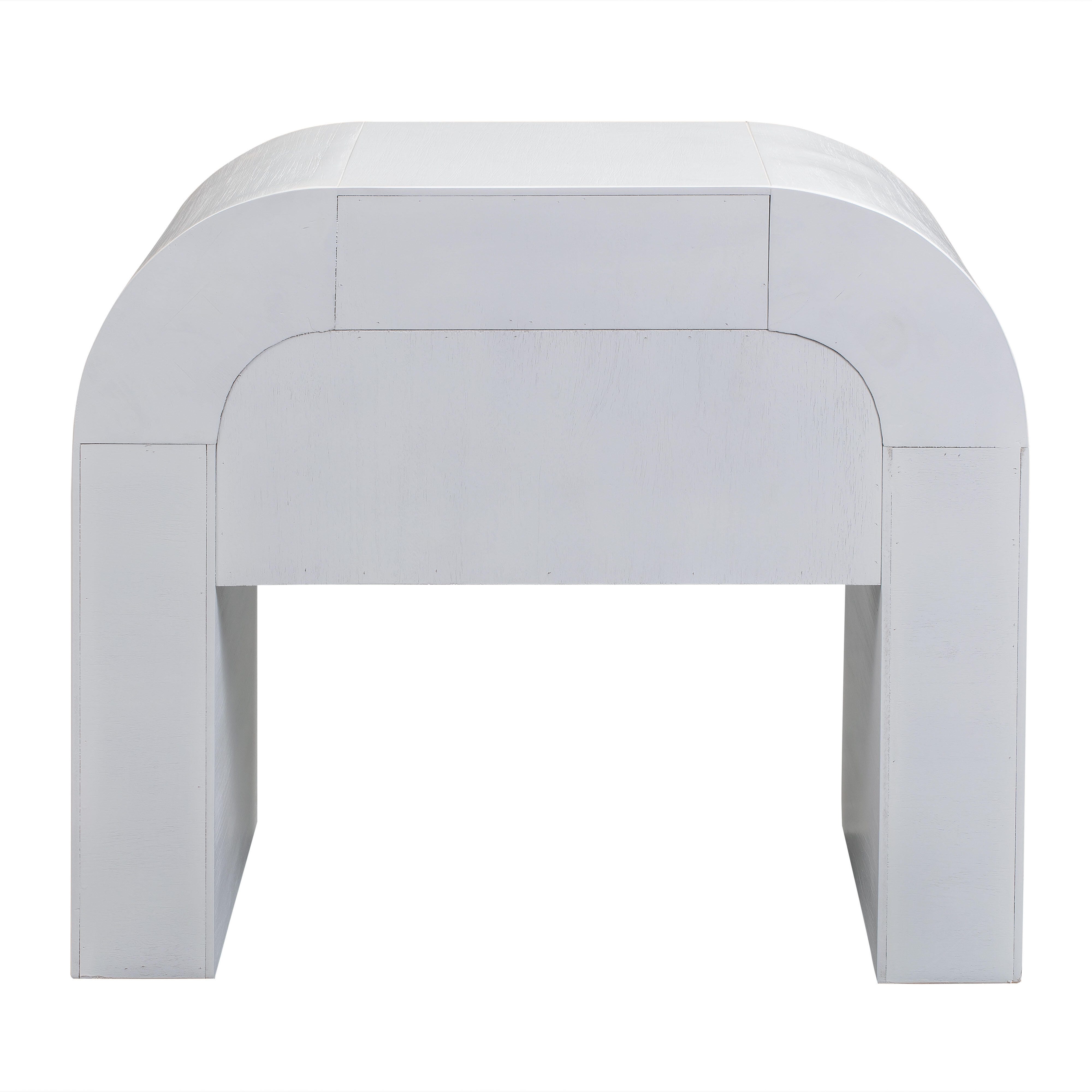 Hump Hump White Nightstand, White, large