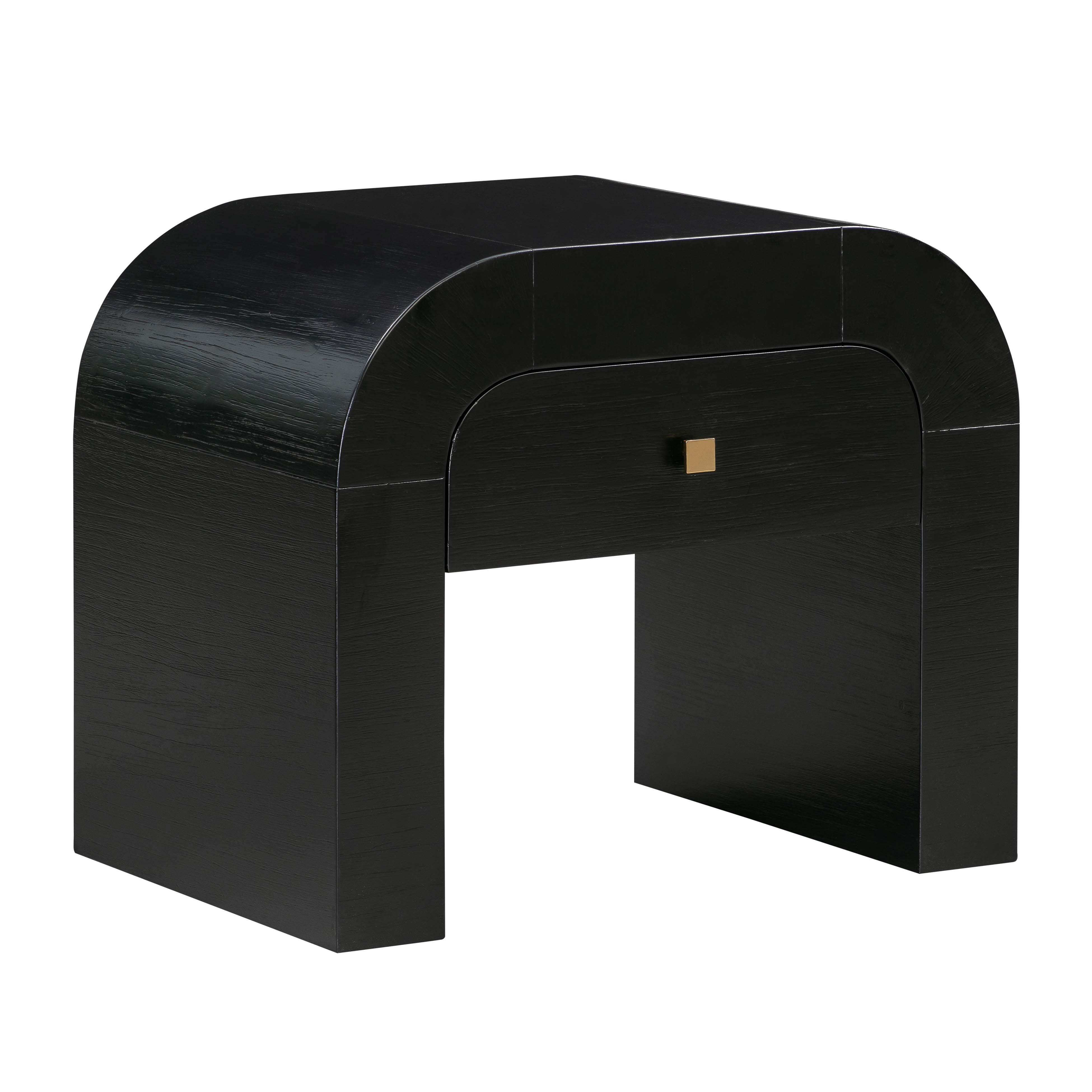 Hump Hump Black Nightstand, Black, large