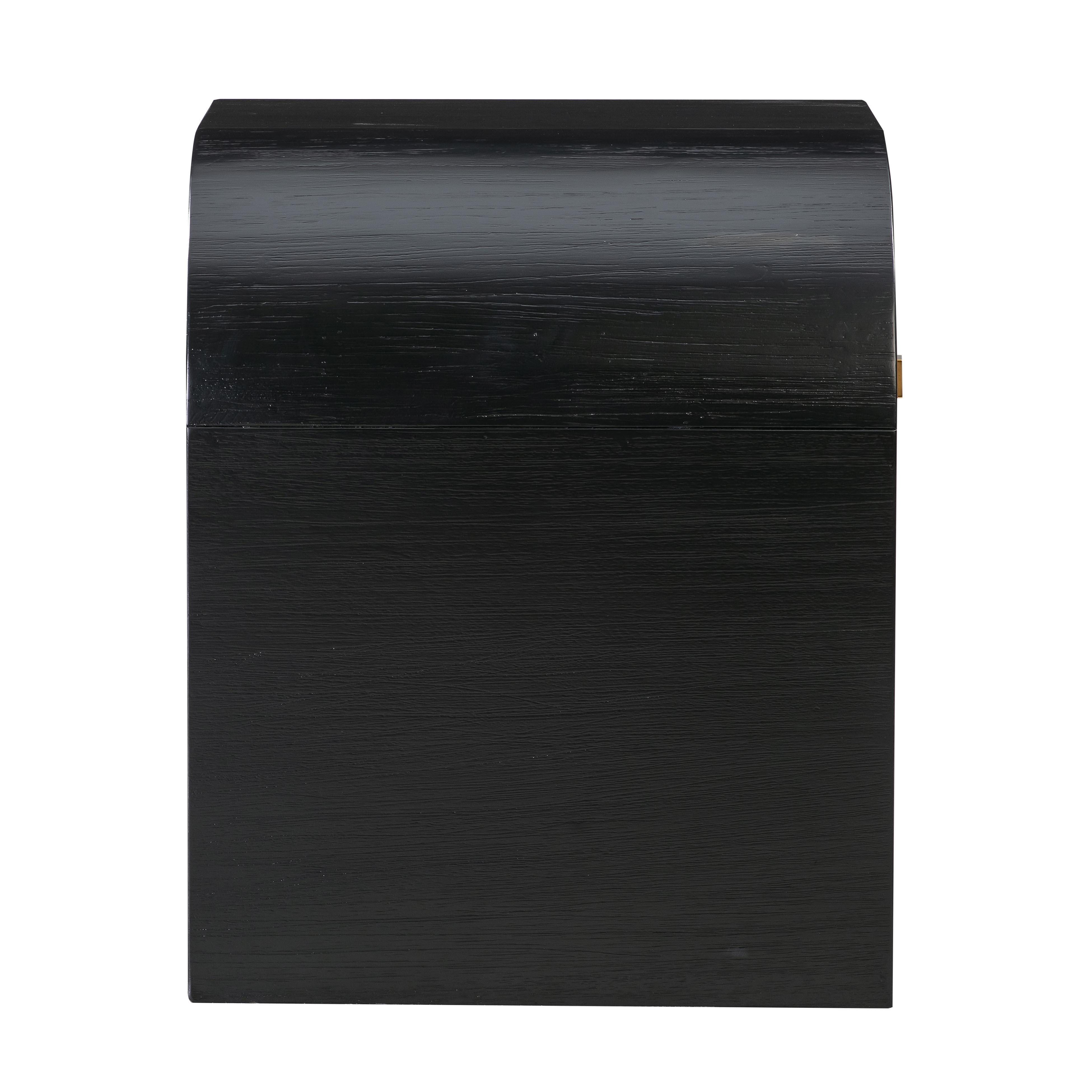 Hump Hump Black Nightstand, Black, large