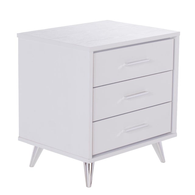 Southern Enterprises Furniture 3 Drawer Nightstand