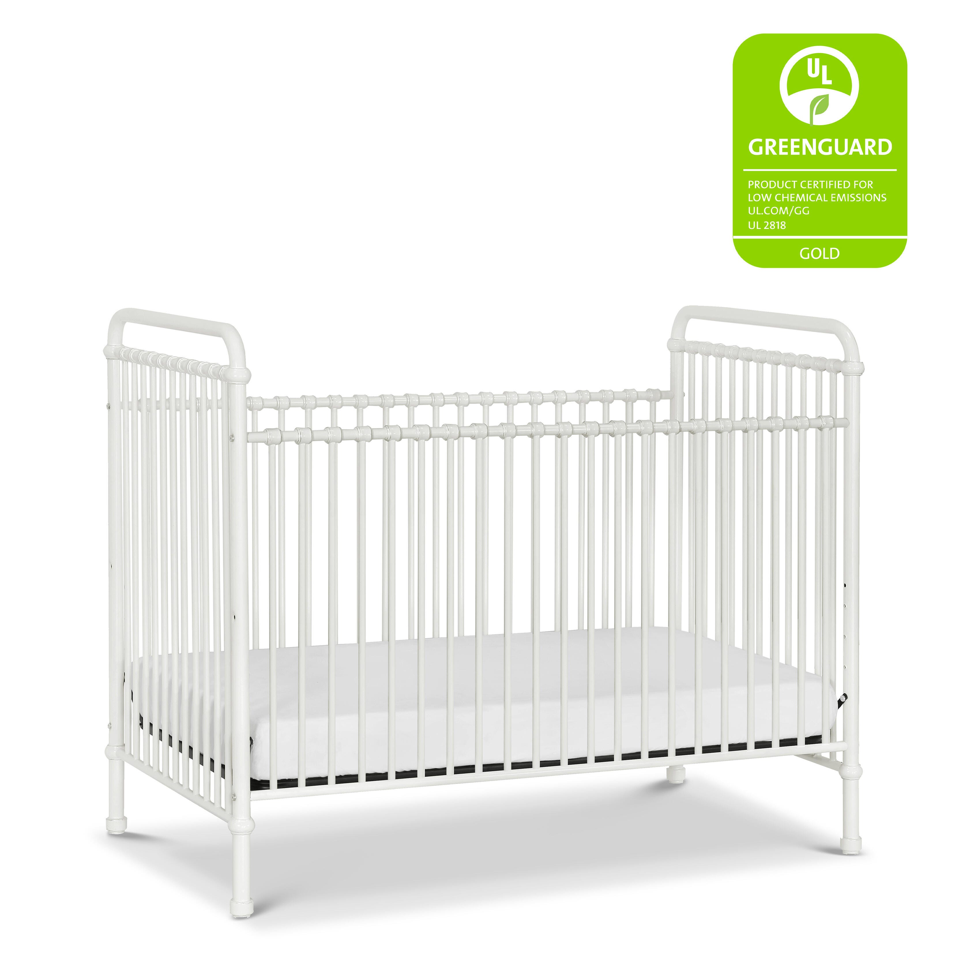 Namesake Abigail 3-in-1 Convertible Crib, Washed White, large