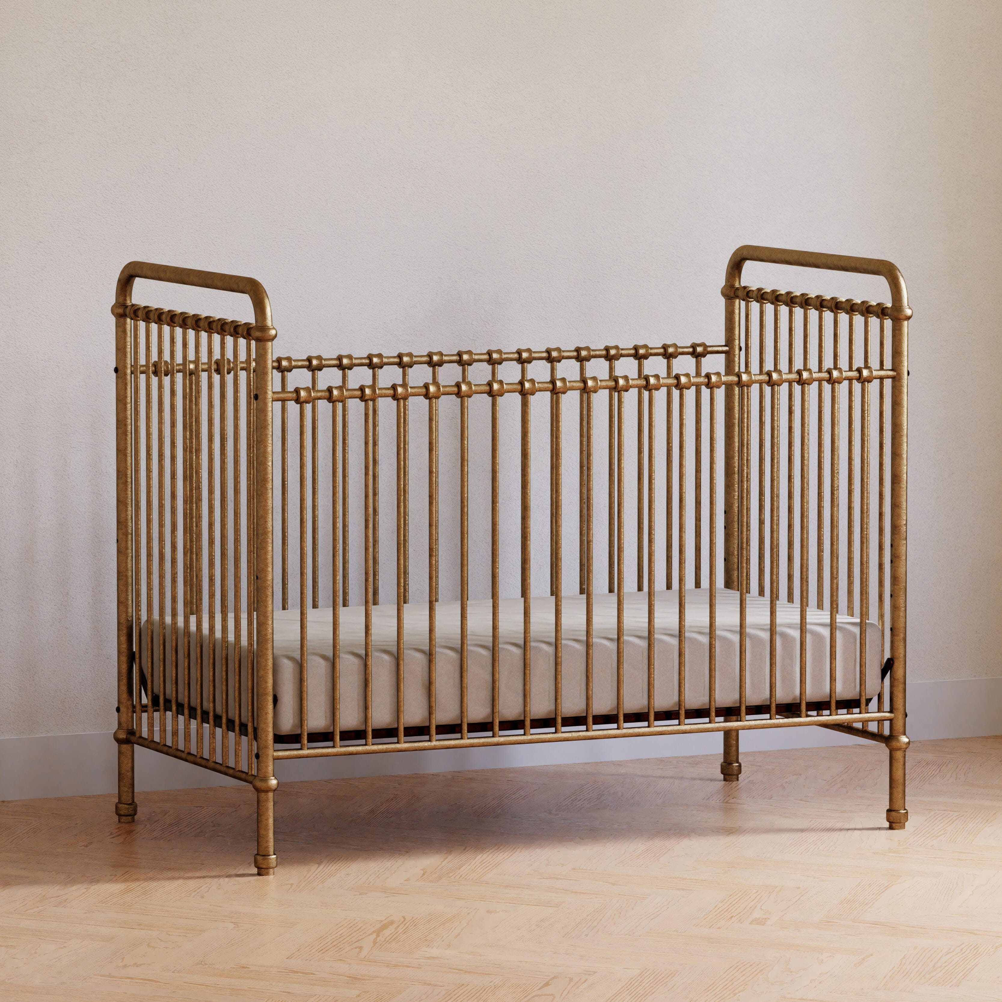 Namesake Abigail 3-in-1 Convertible Crib, Vintage Gold, large