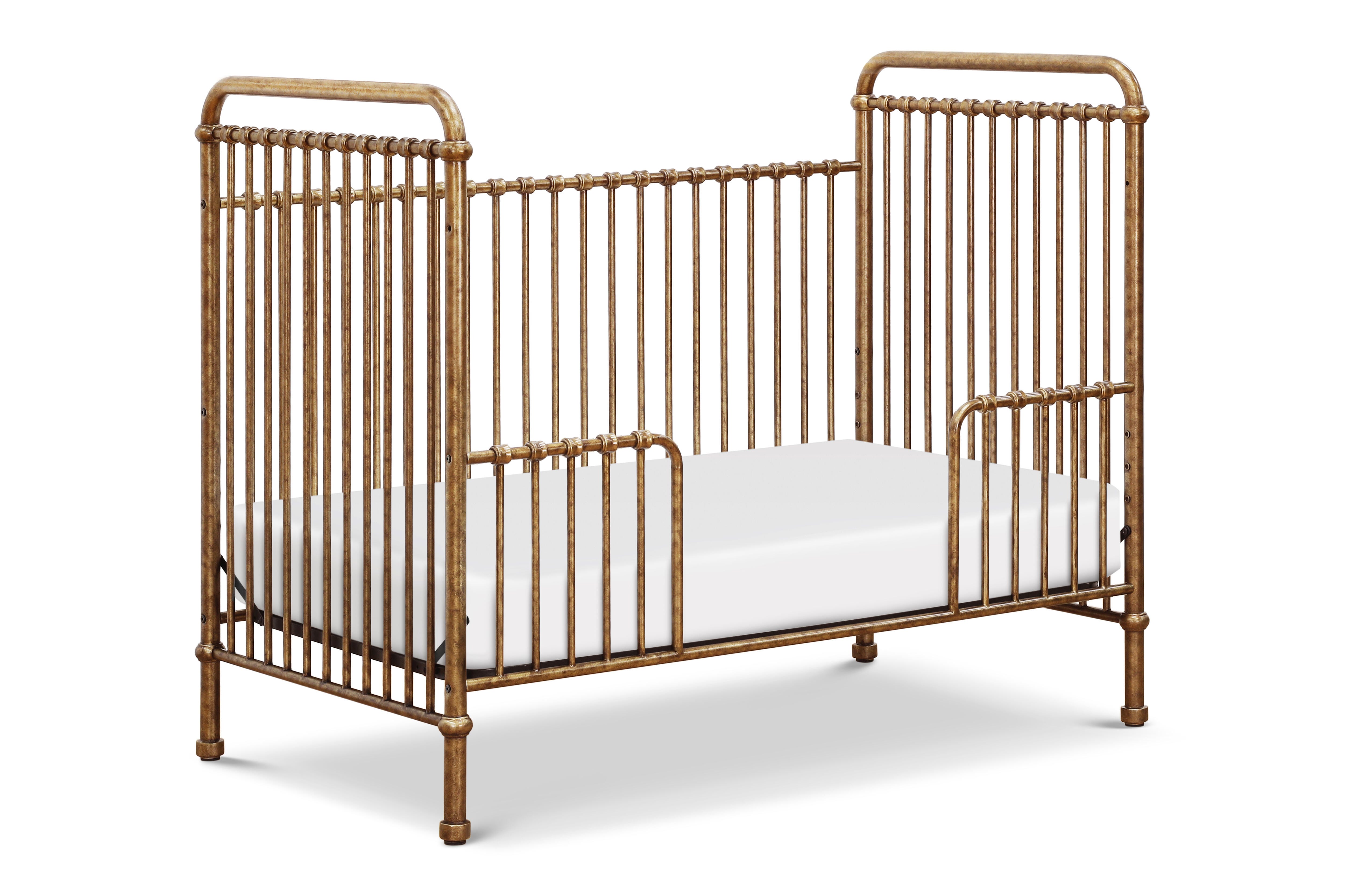 Namesake Abigail 3-in-1 Convertible Crib, Vintage Gold, large