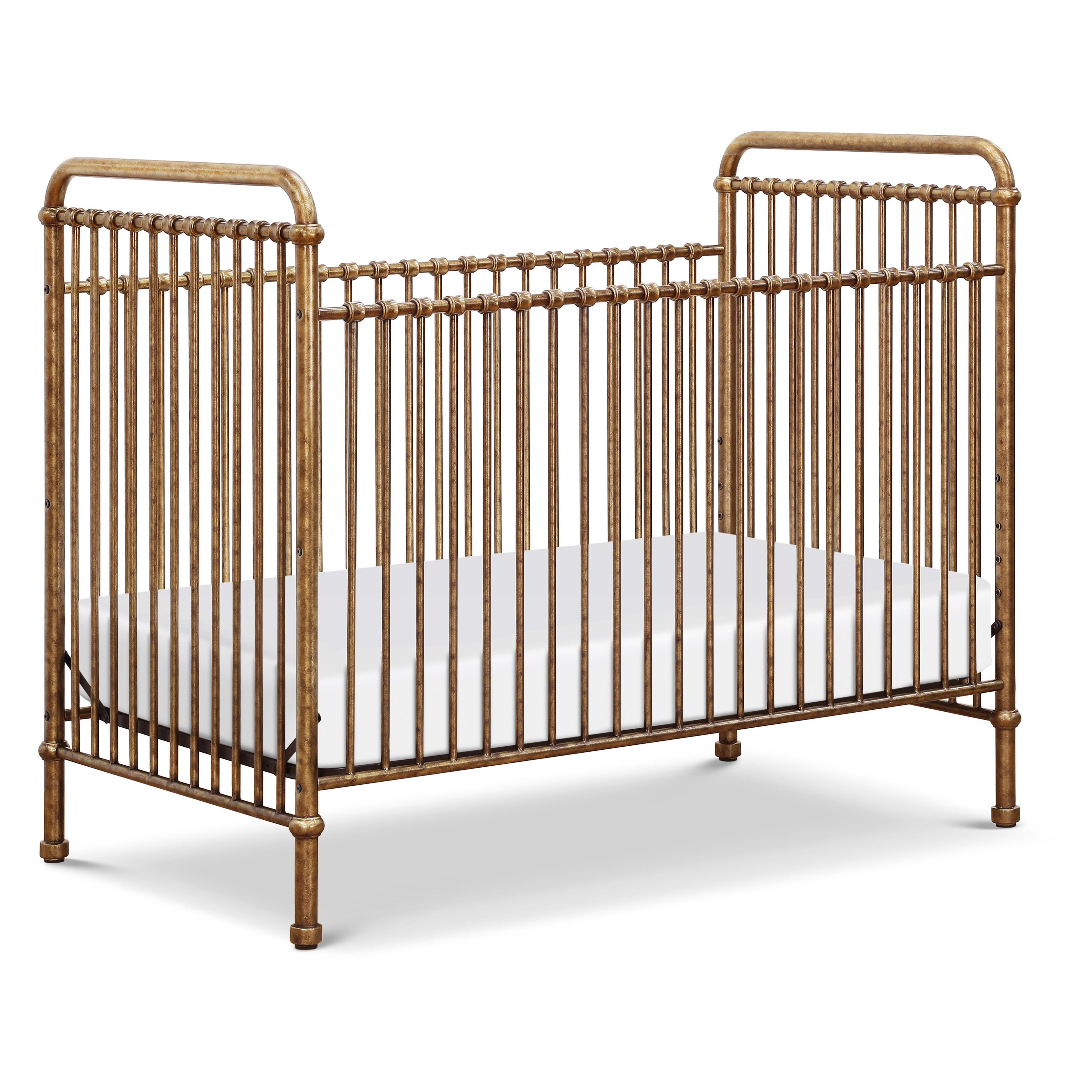 Namesake Abigail 3-in-1 Convertible Crib, Vintage Gold, large