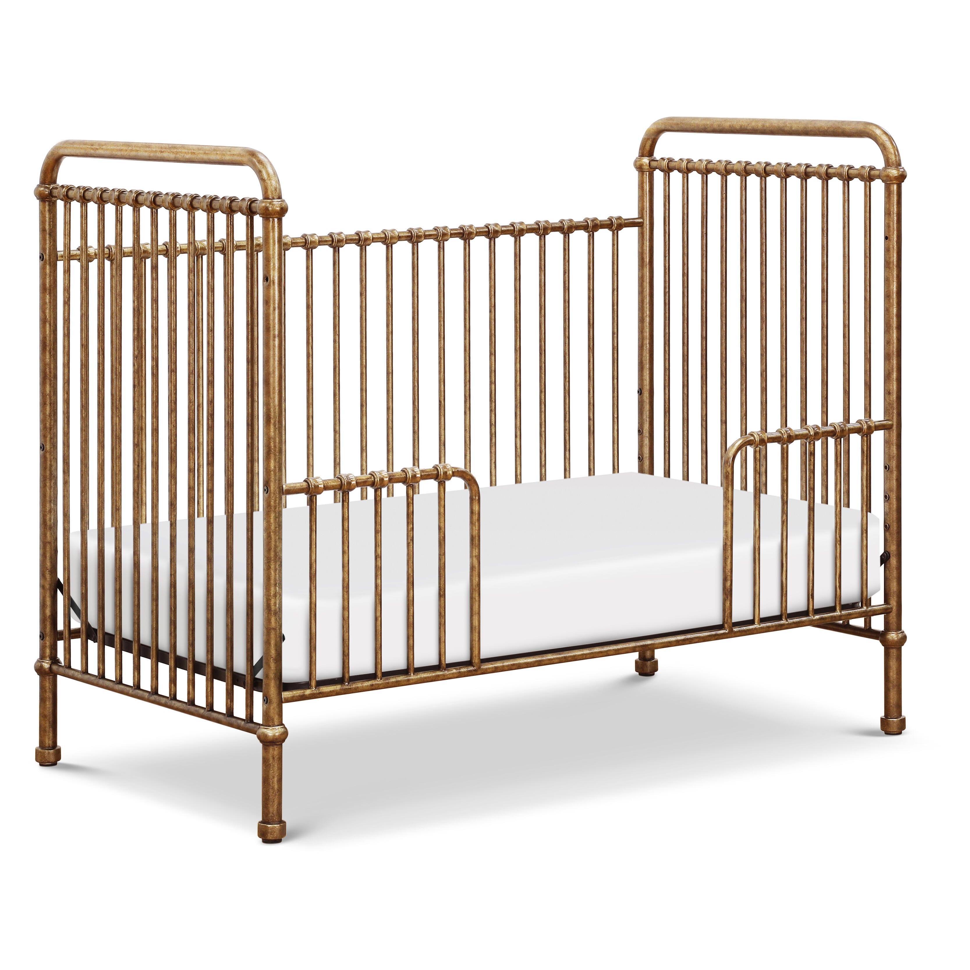 Namesake Abigail 3-in-1 Convertible Crib, Vintage Gold, large