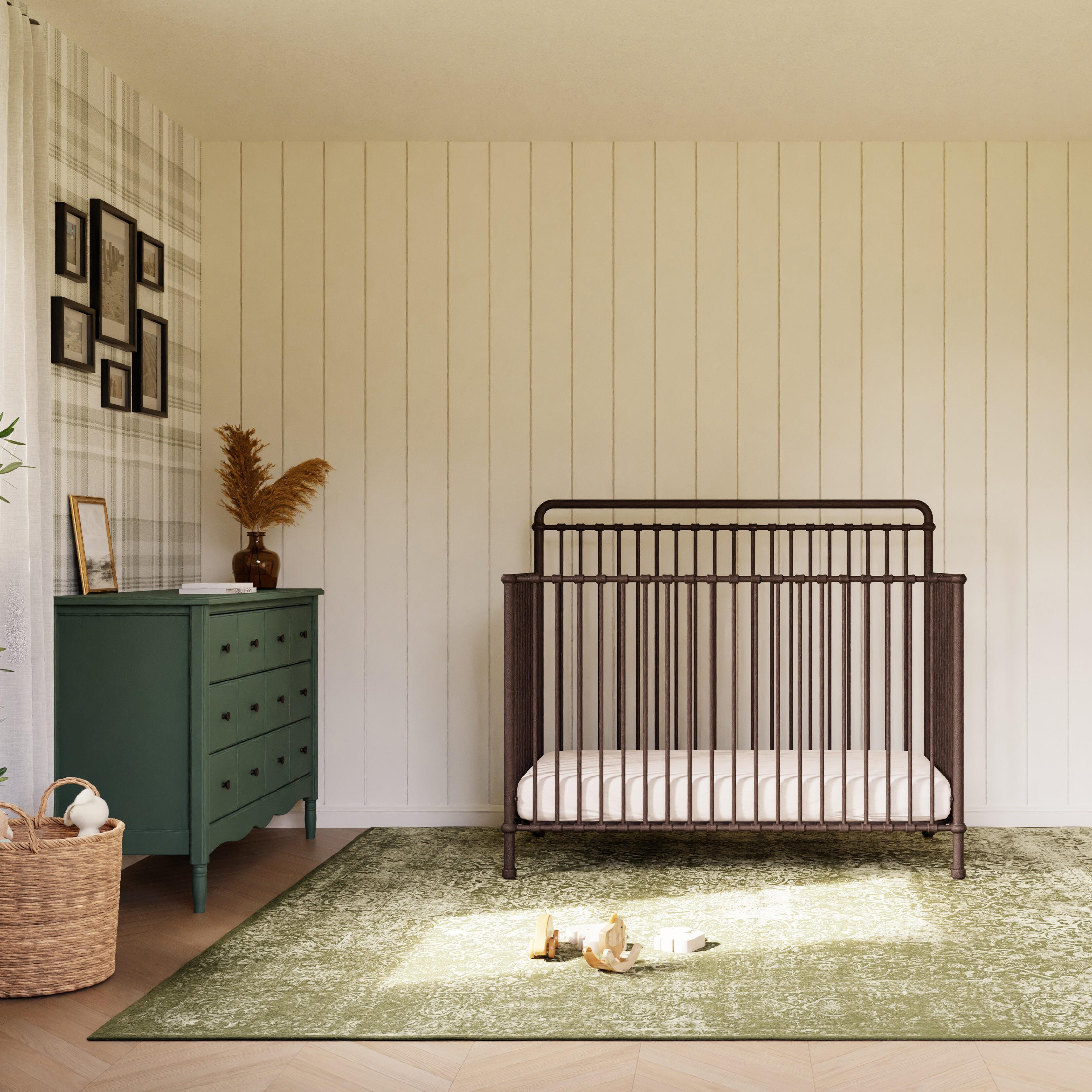 Namesake Winston 4-in-1 Convertible Crib, Vintage Iron, large