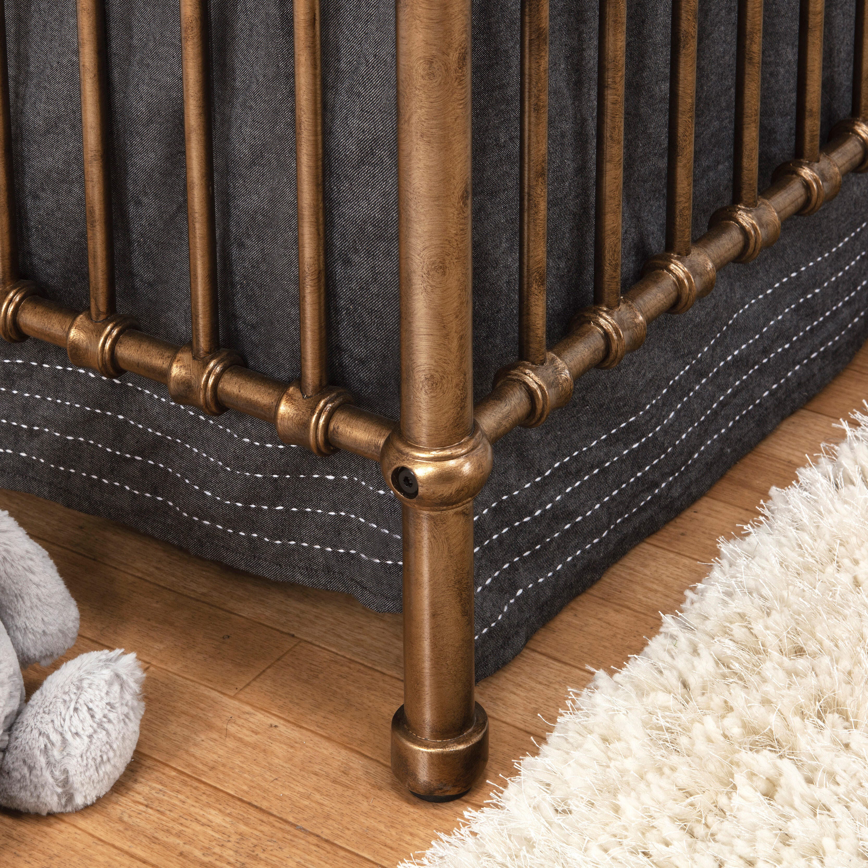 Namesake Winston 4-in-1 Convertible Crib, Vintage Gold, large