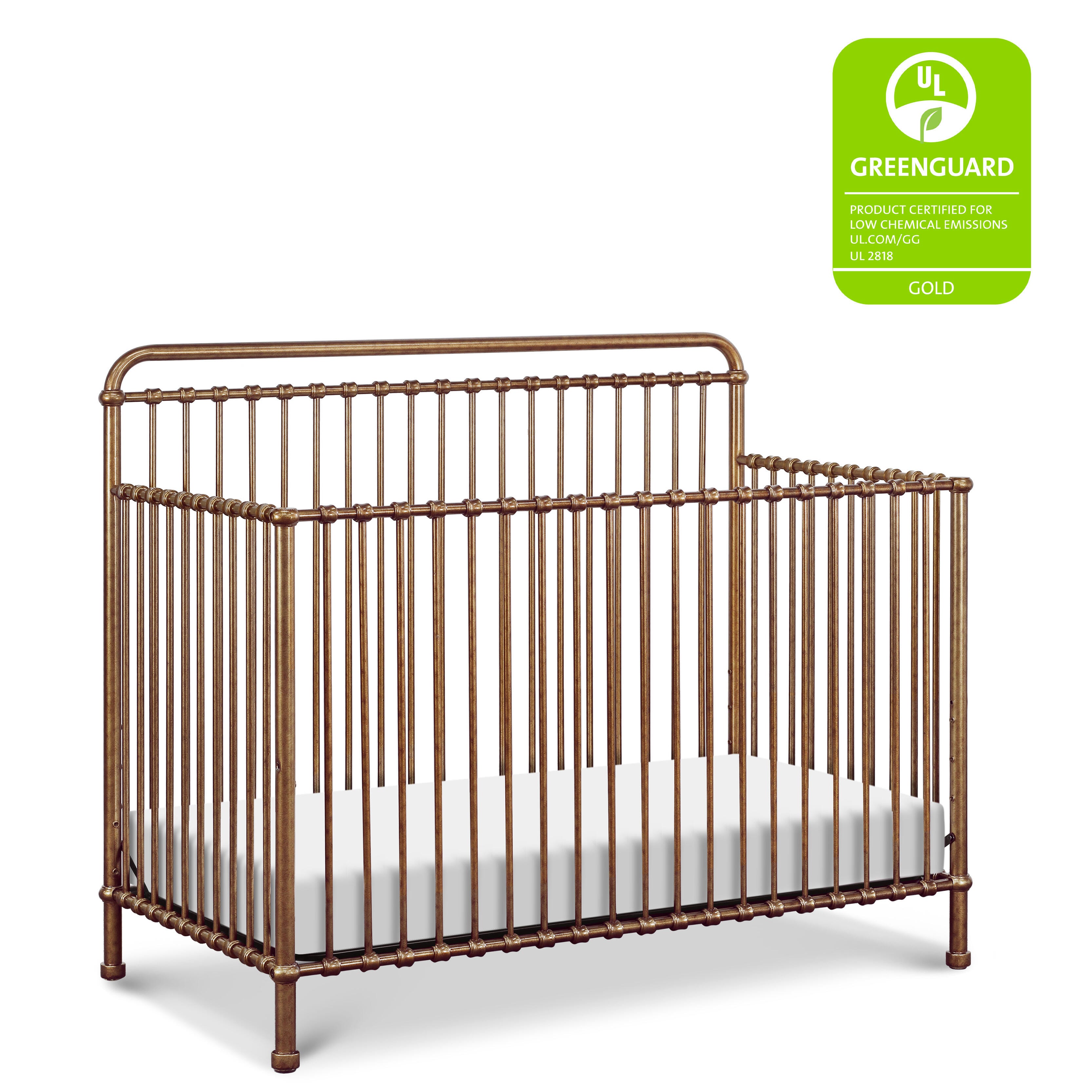 Namesake Winston 4-in-1 Convertible Crib, Vintage Gold, large
