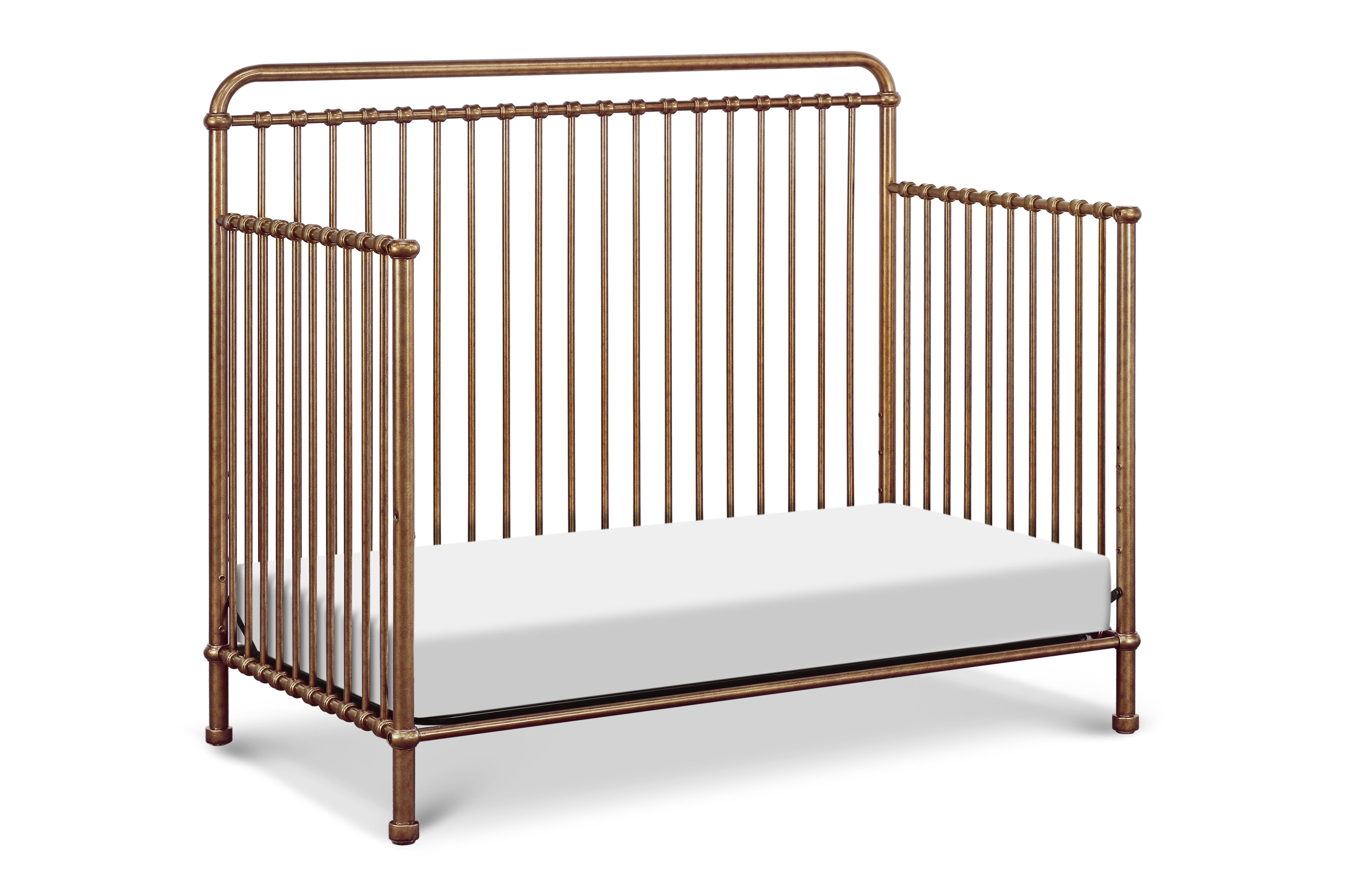 Namesake Winston 4-in-1 Convertible Crib, Vintage Gold, large