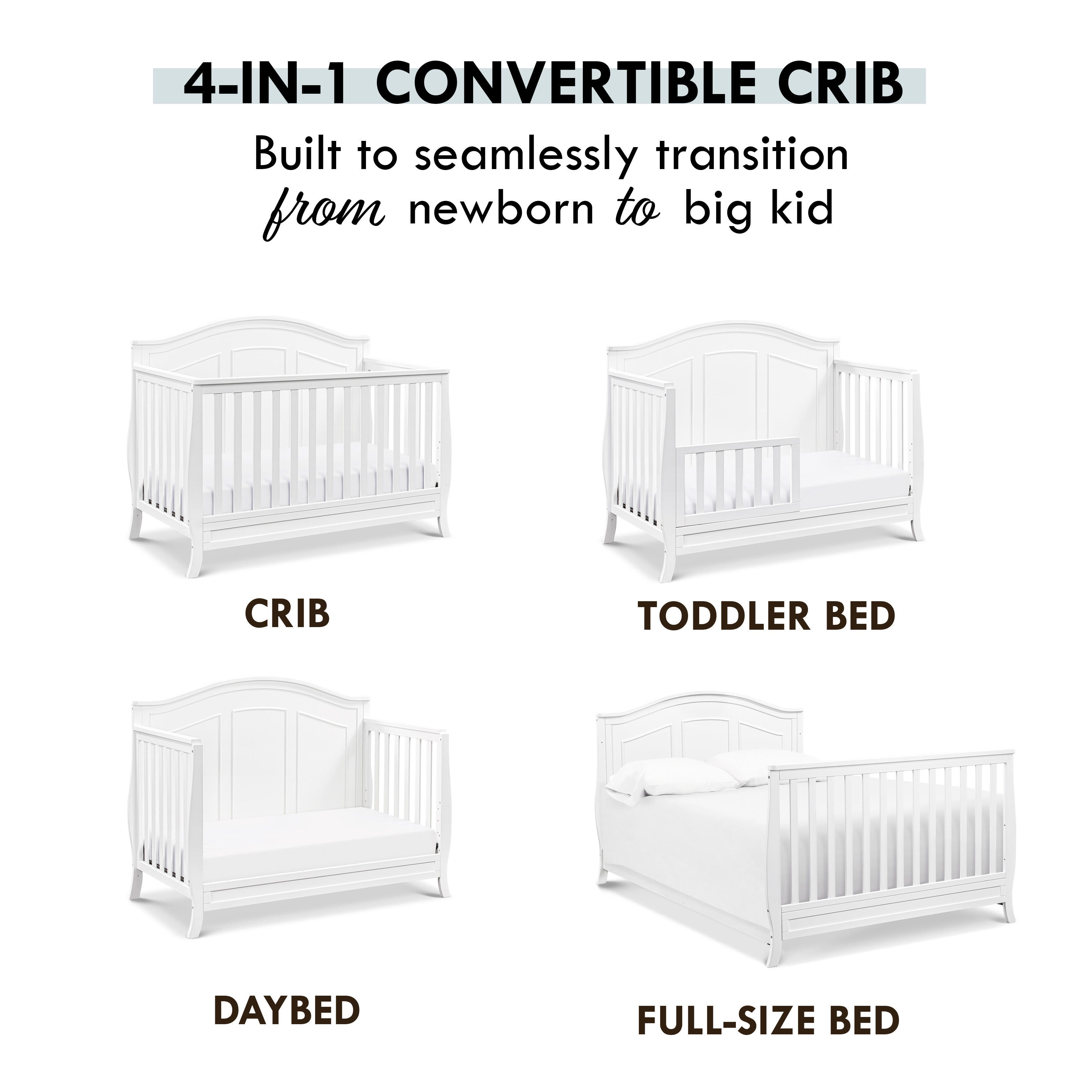 DaVinci Emmett 4-in-1 Convertible Crib, , large