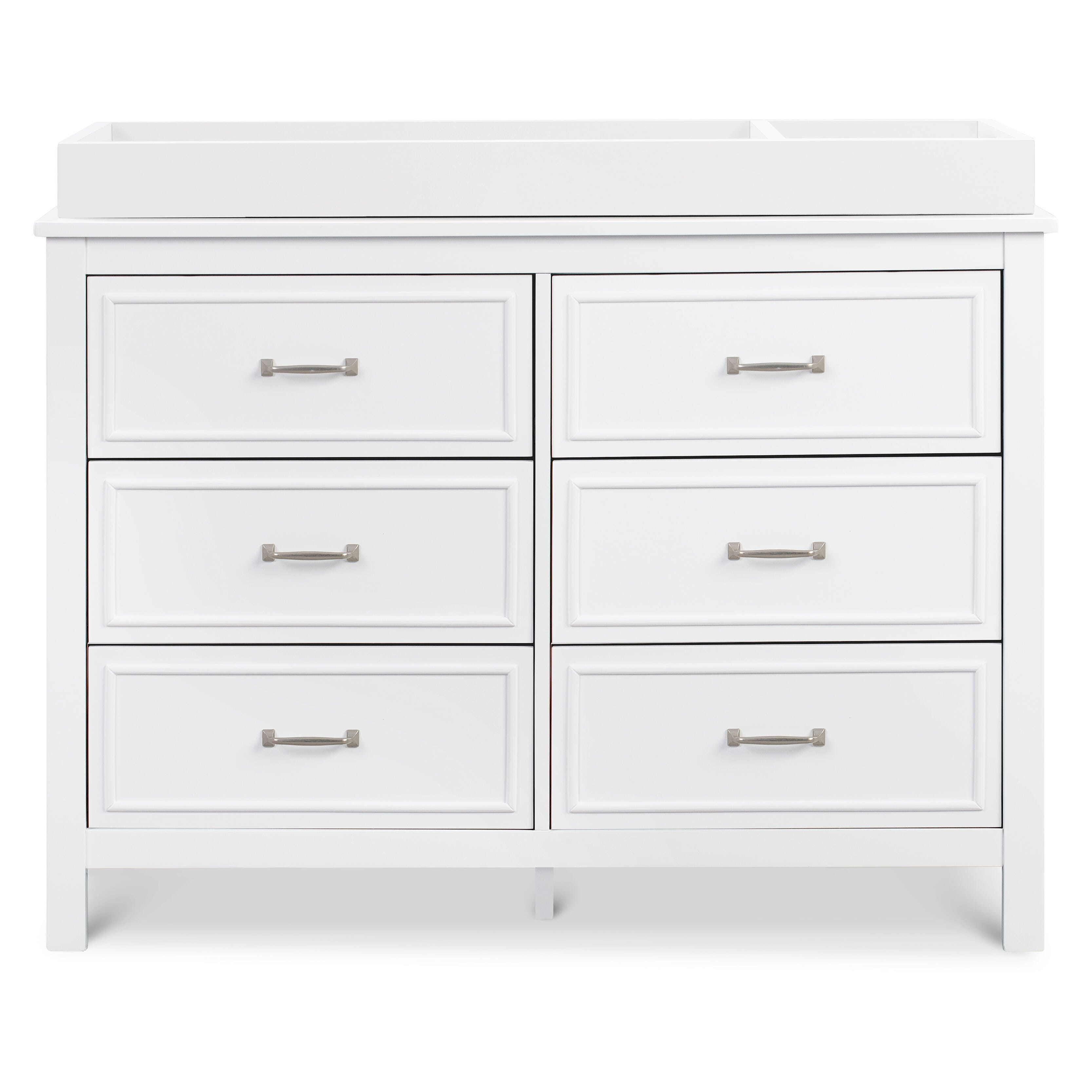 DaVinci Charlie 6-drawer Double Dresser, White, large