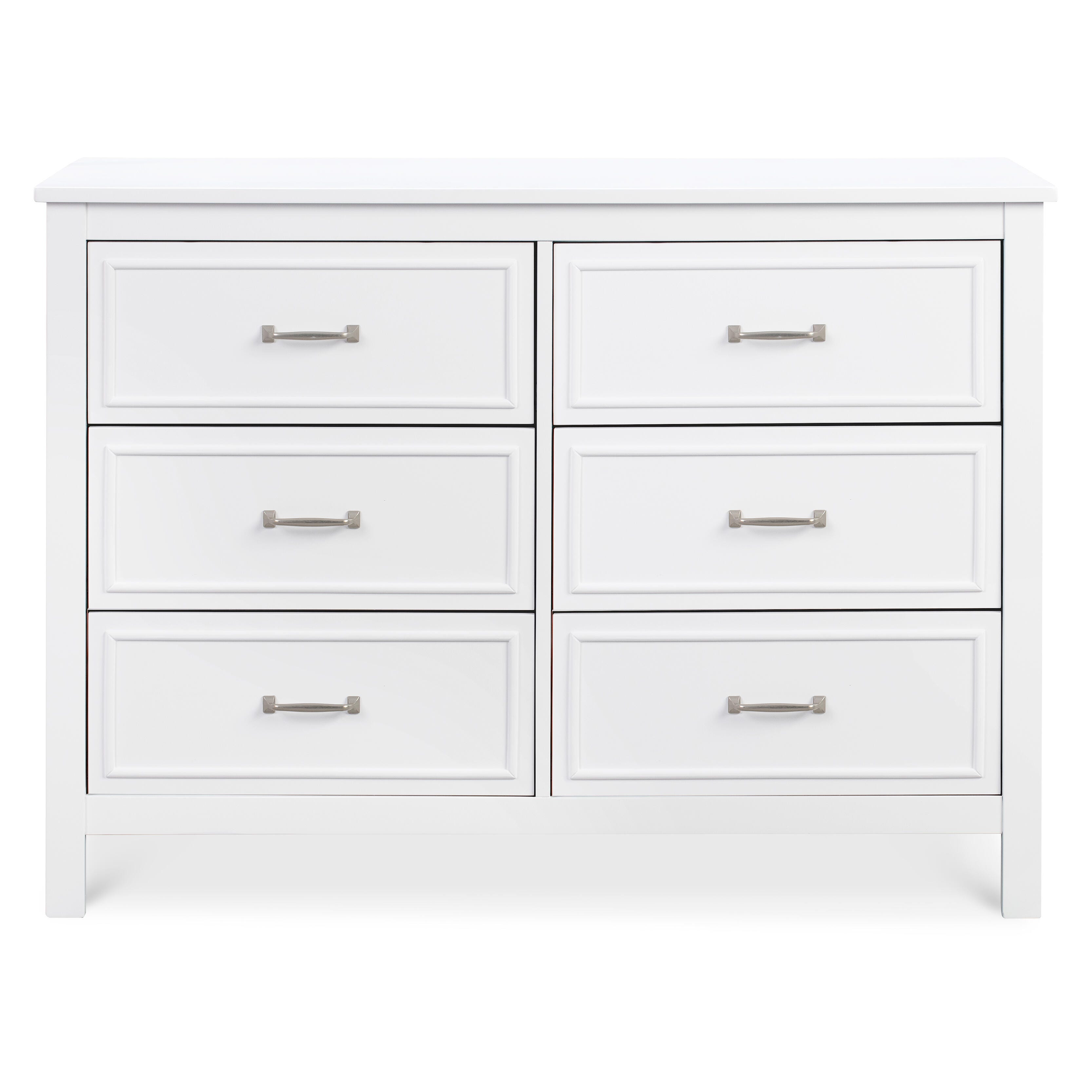 DaVinci Charlie 6-drawer Double Dresser, White, large