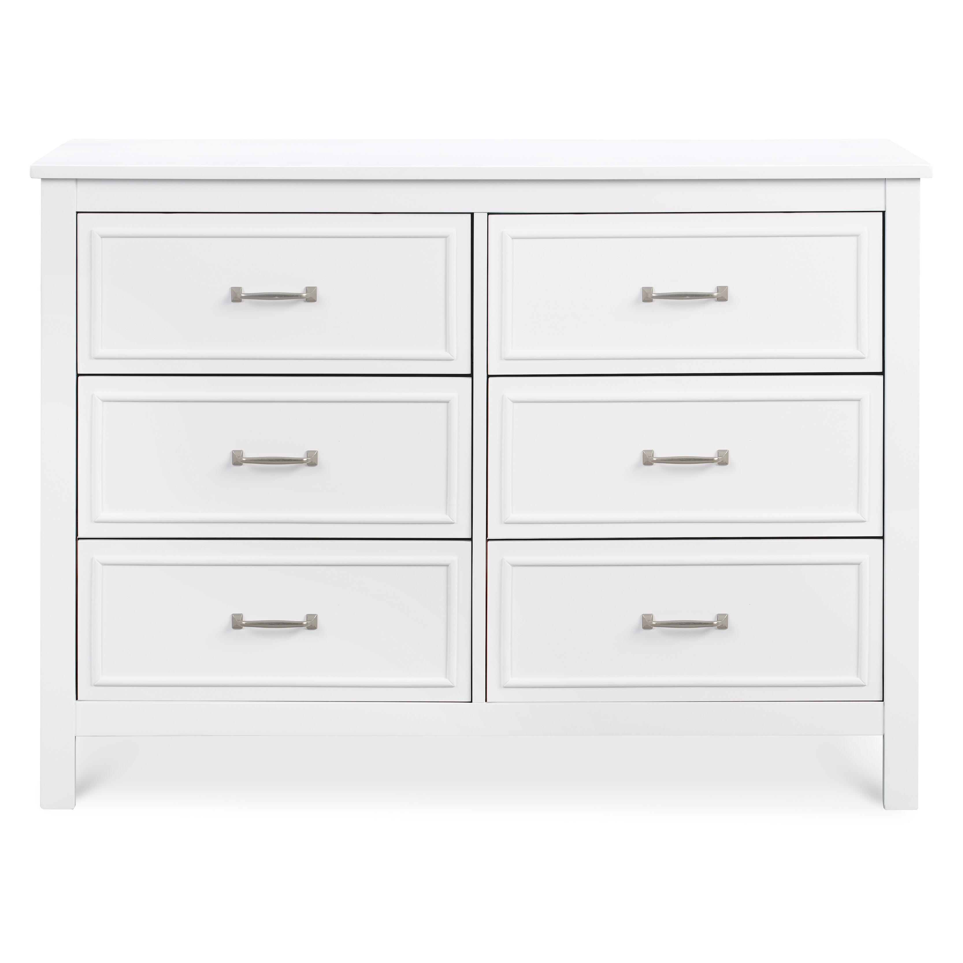DaVinci Charlie 6-drawer Double Dresser, White, large